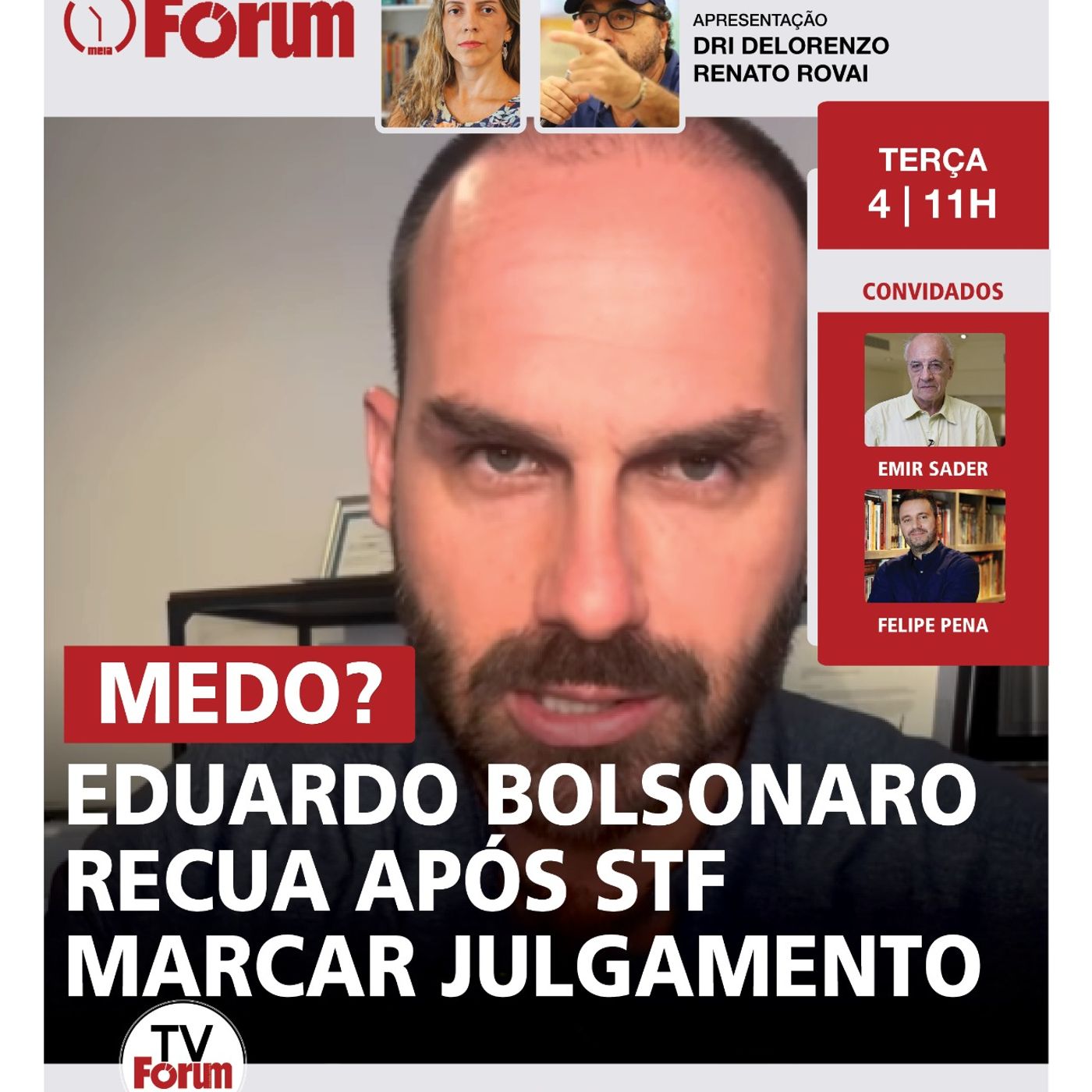 Eduardo Bolsonaro no STF | TH Joias pode delatar Castro | Vaza pedido de governador a Trump