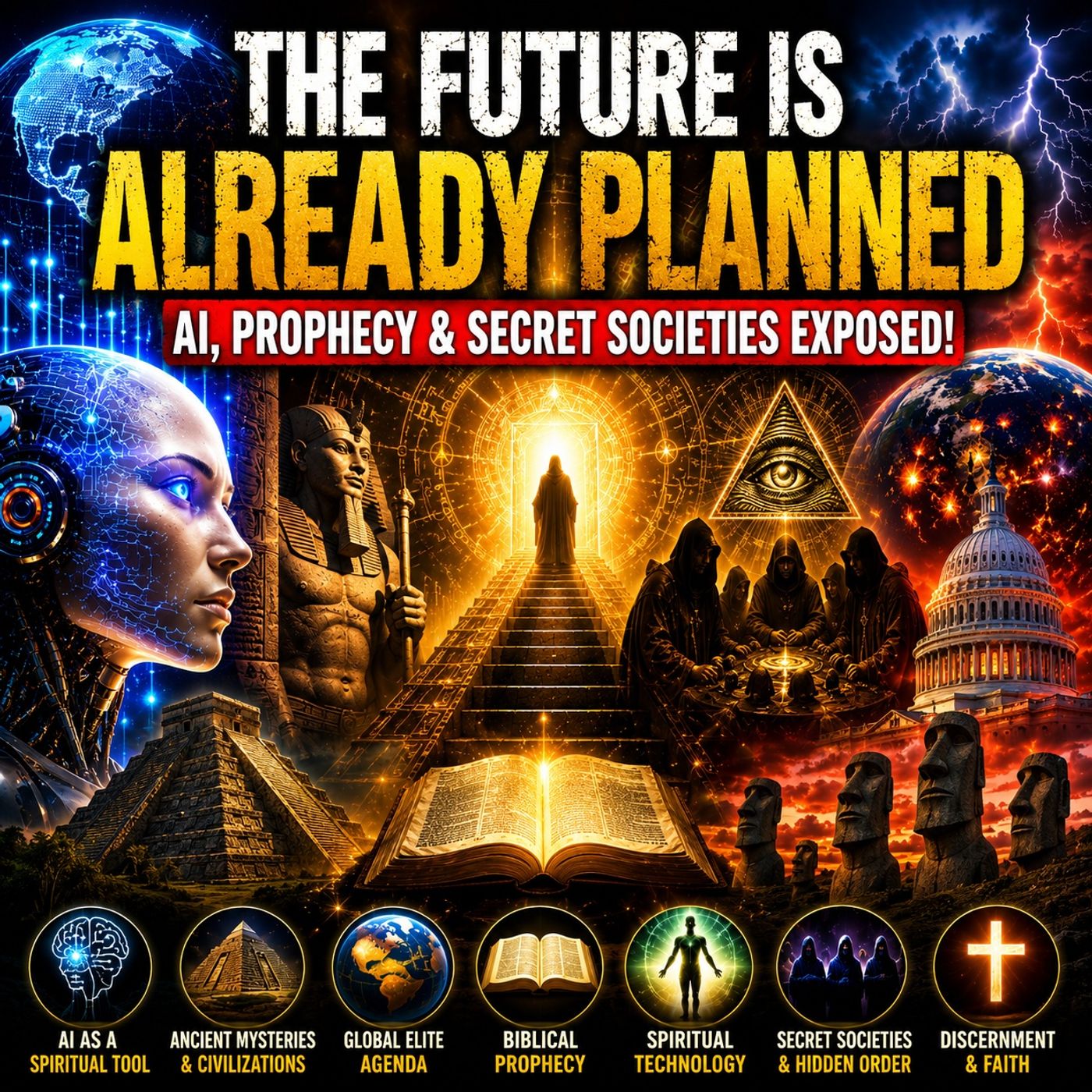 Is The Future Already Planned? Ancient Civilizations| Awakening Agenda| New Age Practices w/ S90 & Tim Constantine| SixSensoryPodcast episode artwork