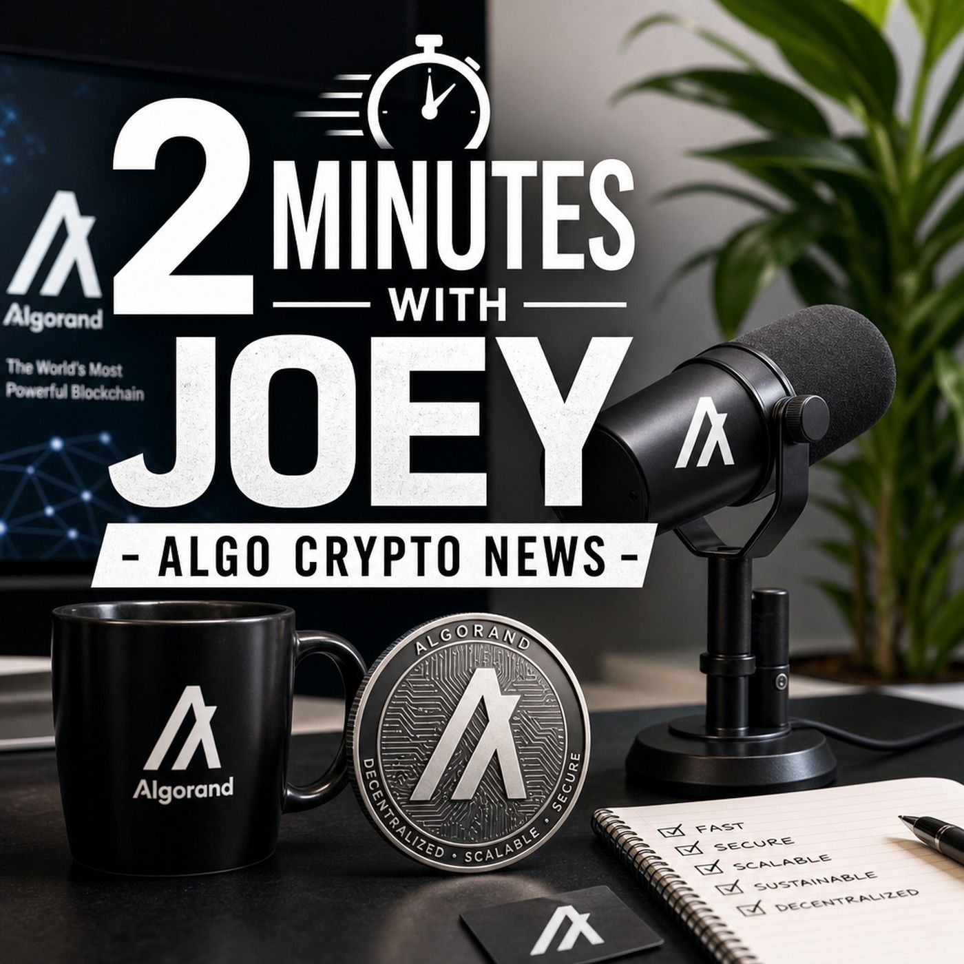 2 Minutes with Joey - ALGO Crypto News podcast artwork