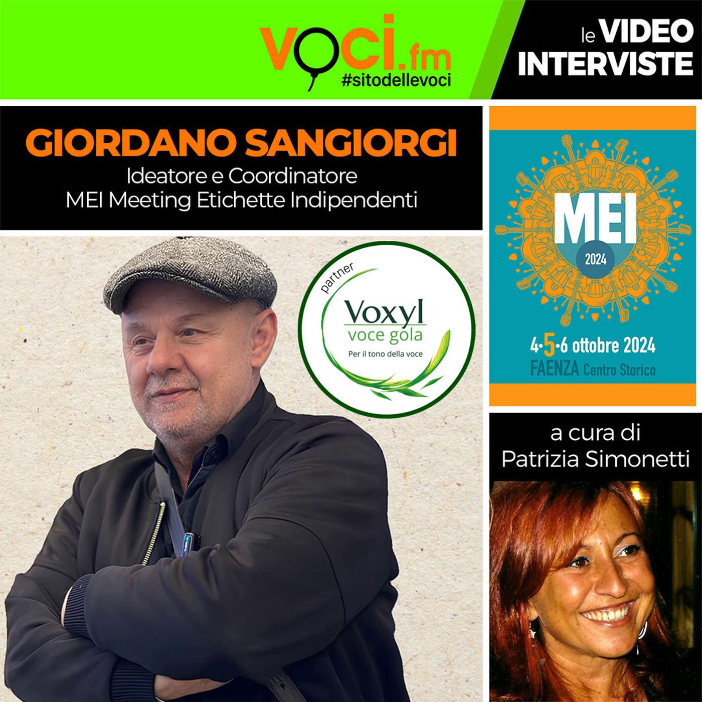 GIORDANO SANGIORGI su VOCI.fm (Anteprima MEI 2024) - clicca play e ascolta l'intervista episode artwork