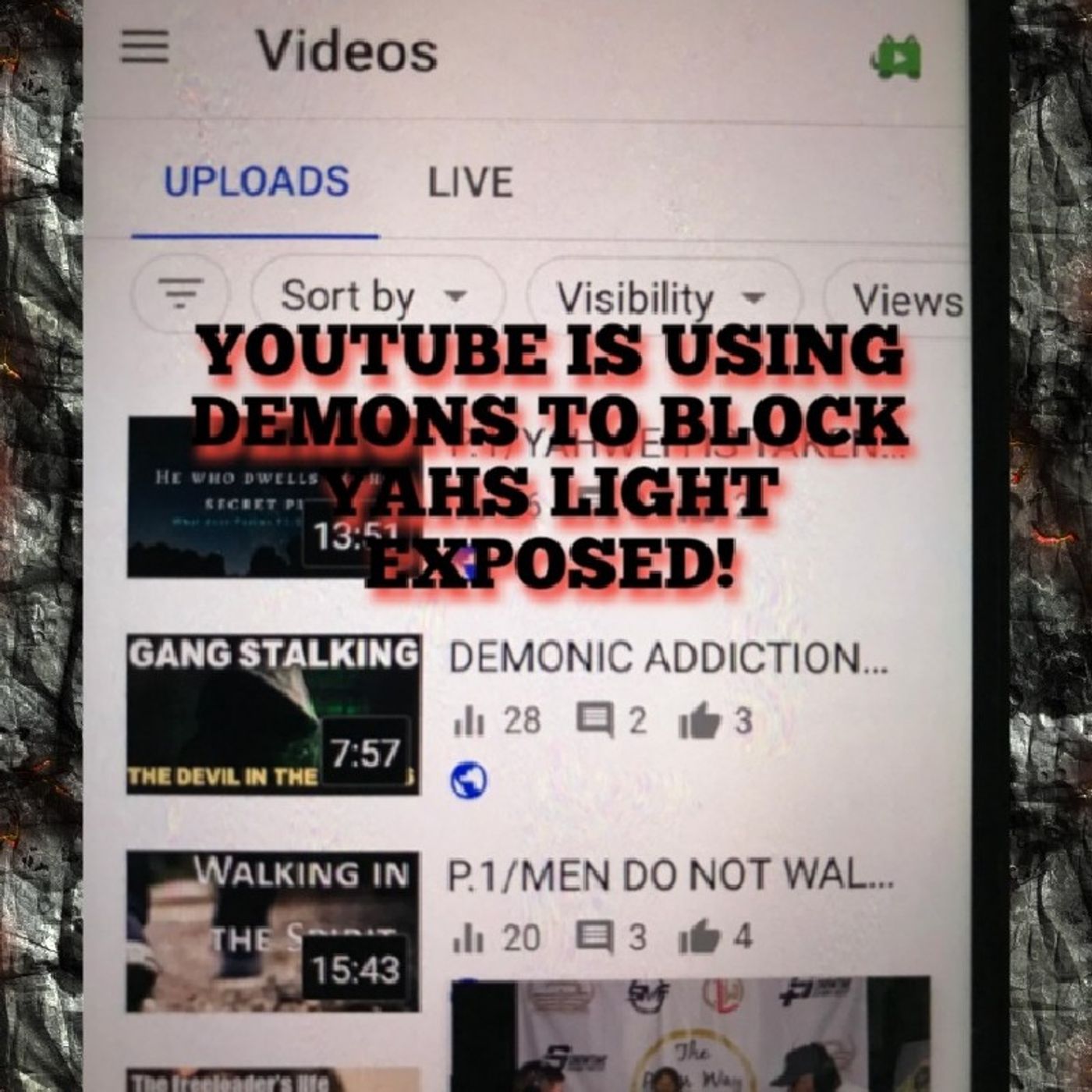 YOUTUBE IS USING DEMONS TO STALK AND BLOCK THE LIGHT EXPOSED! episode artwork