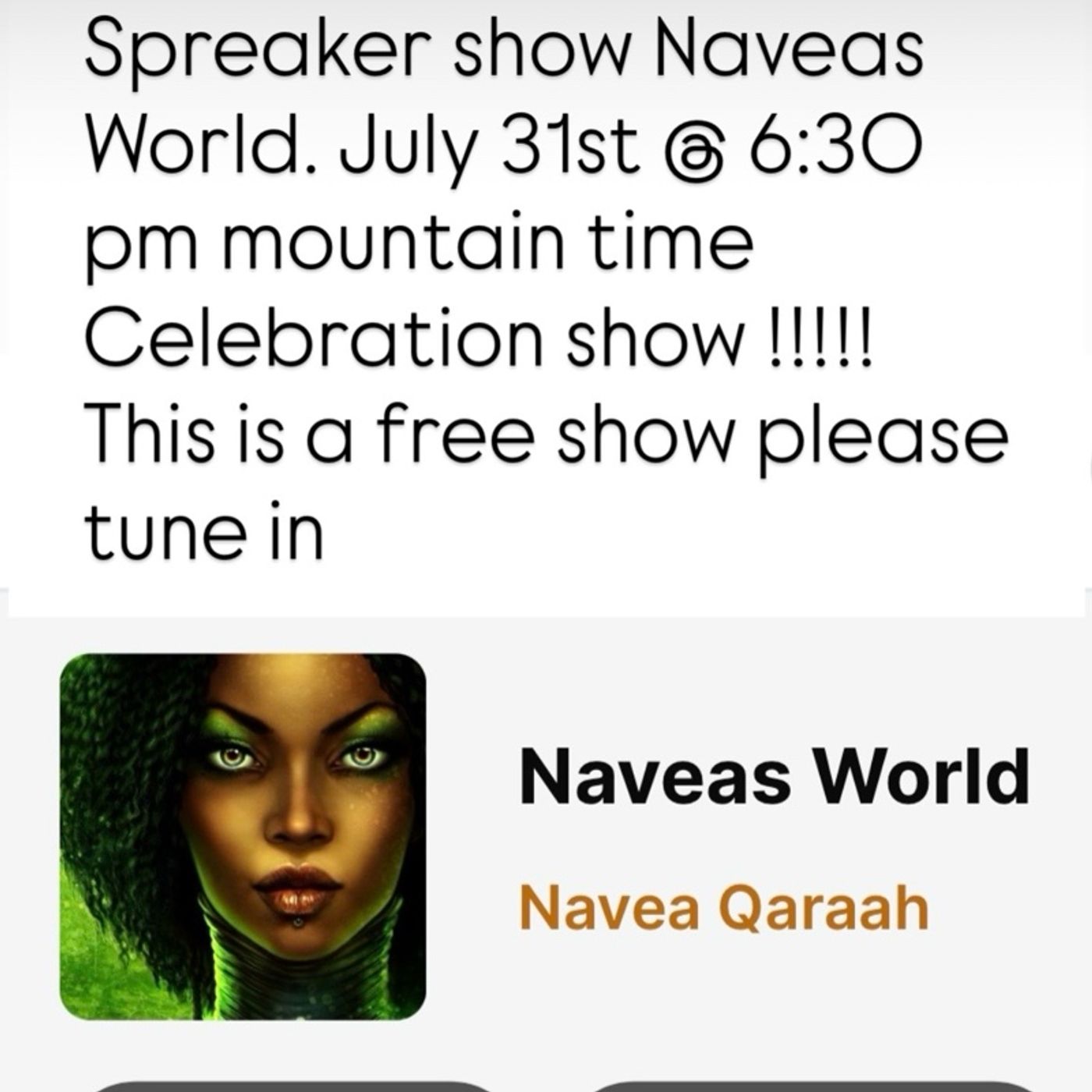 Celebration show episode artwork