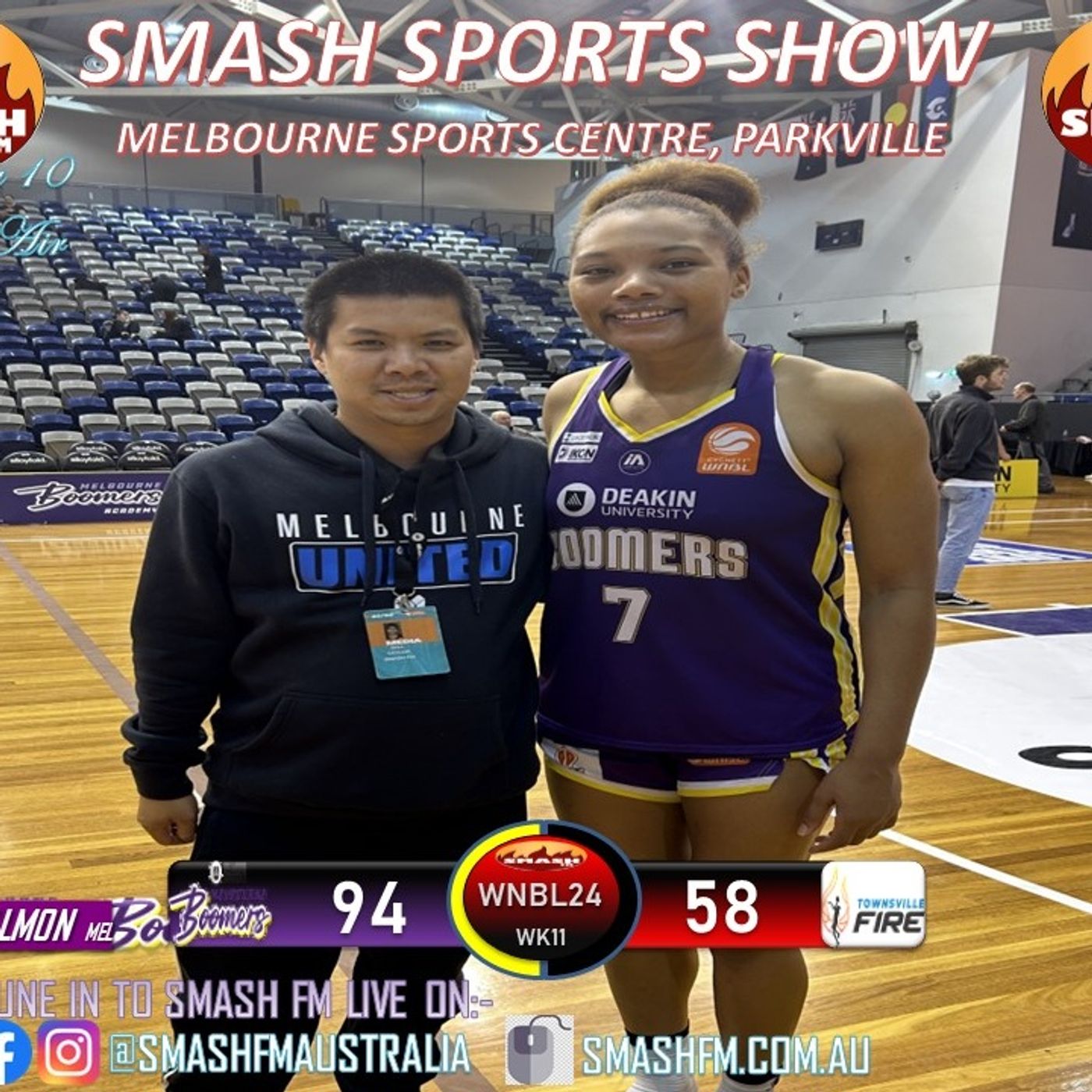 SSS10THYR: Melbourne Boomers WNBL24 Wk11 Post Game Media Conference with Naz Hillmon 130124