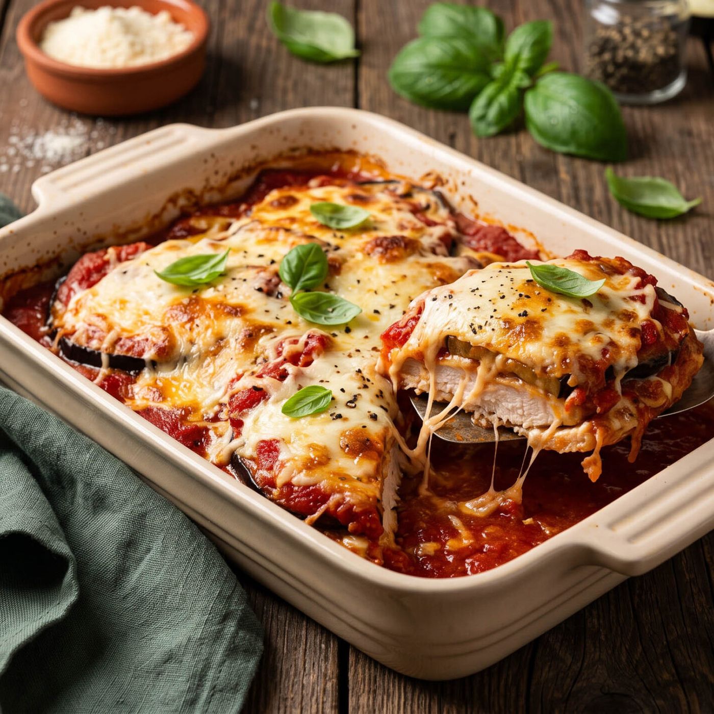 Pollo alla parmigiana con melanzane episode artwork
