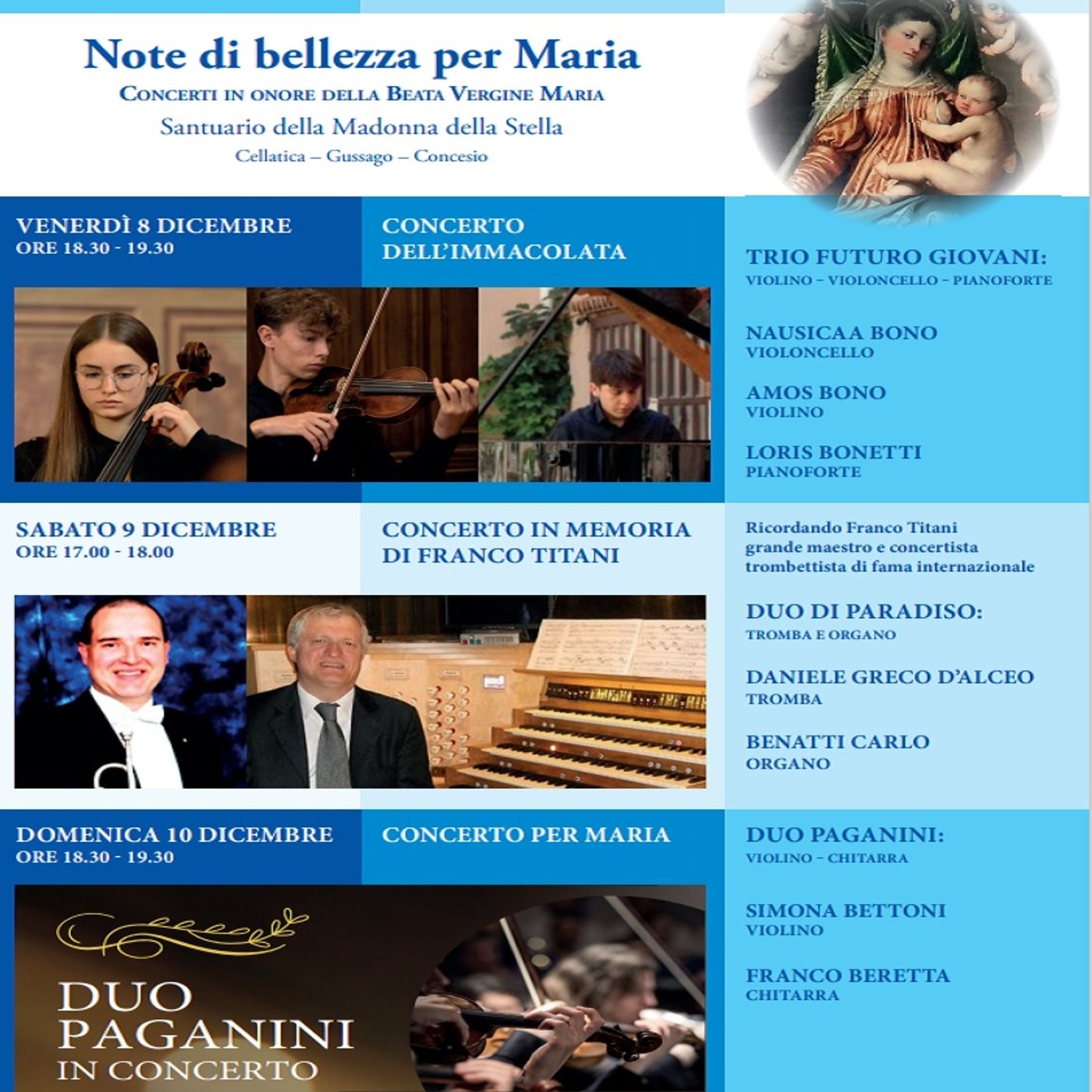 Tre concerti per Maria al Santuario della Stella: intervista a don Giorgio Comini  -  1 dicembre 2023 episode artwork