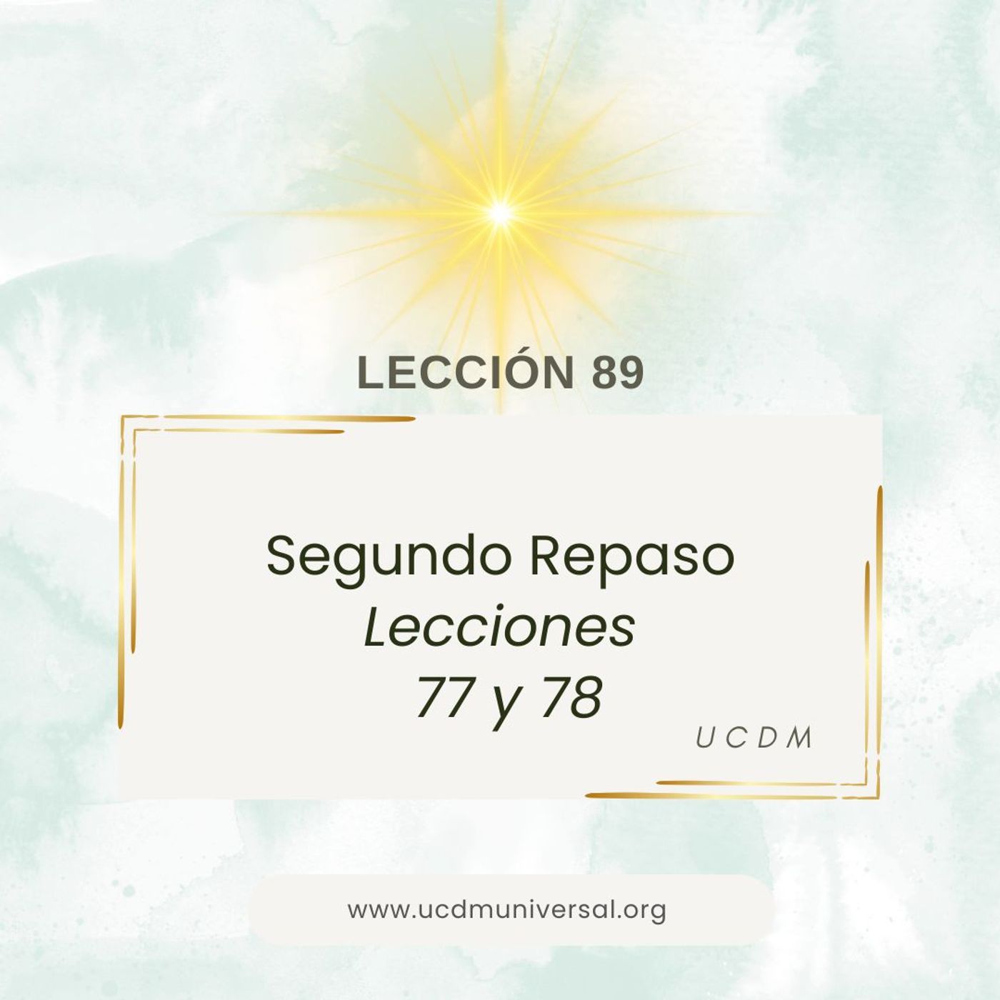 UCDM Universal LECCIÓN DEL DÍA