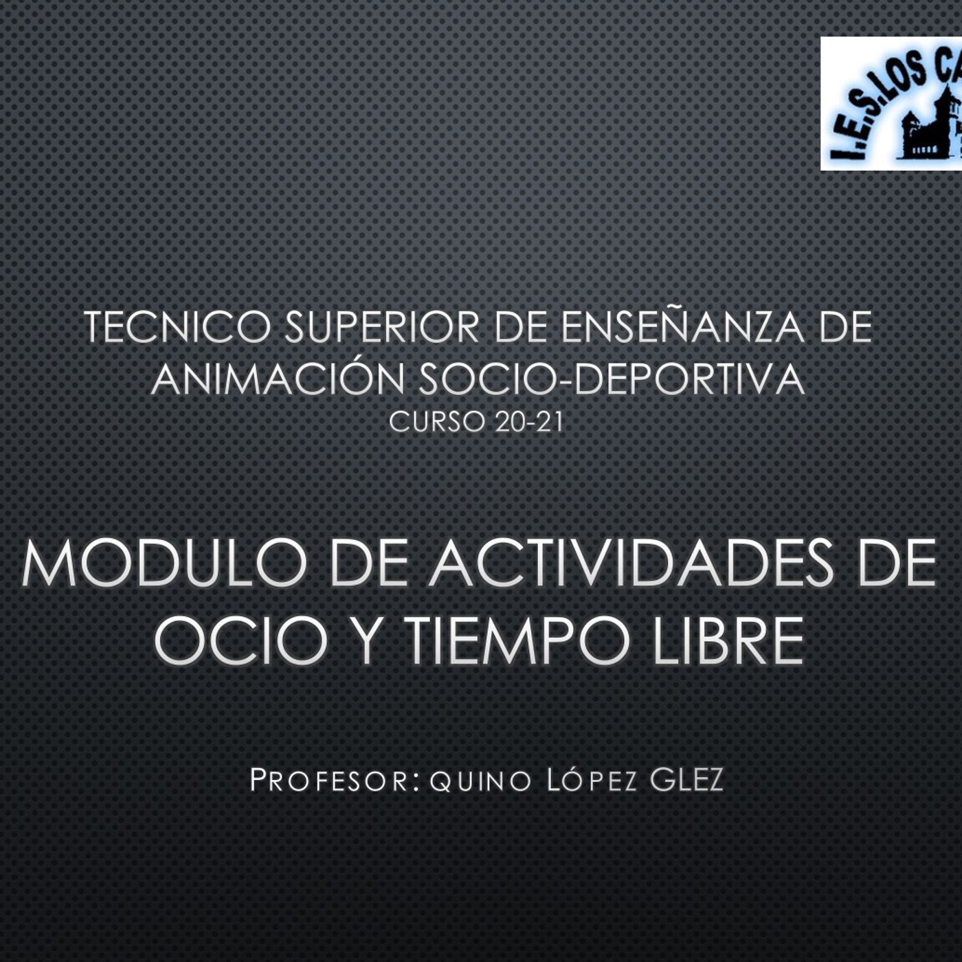 Módulo Actividades de Ocio y tiempo libre