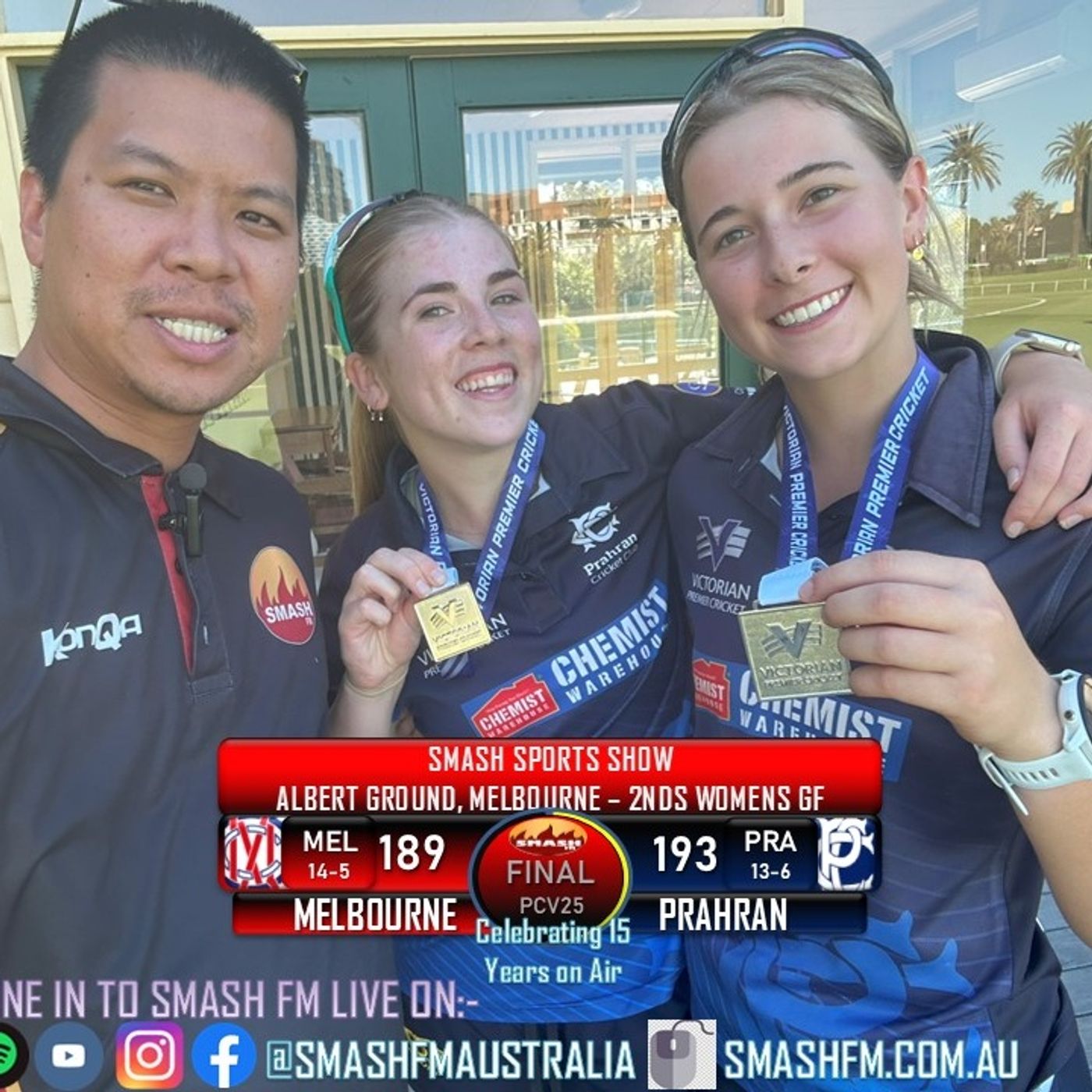 SSS15THYR: Prahran CC PCV25 Women's Premier 2nds Premiership Post Game Interviews 080325