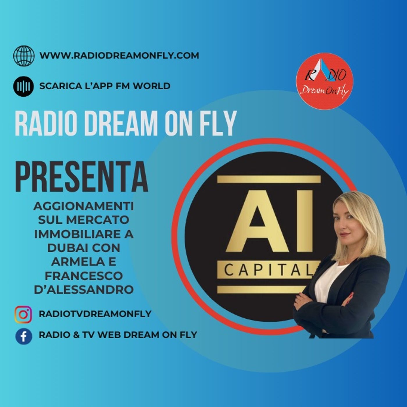 Aggiornamenti sul mercato immobiliare a  Dubai con Armela e Francesco D'Alessandro