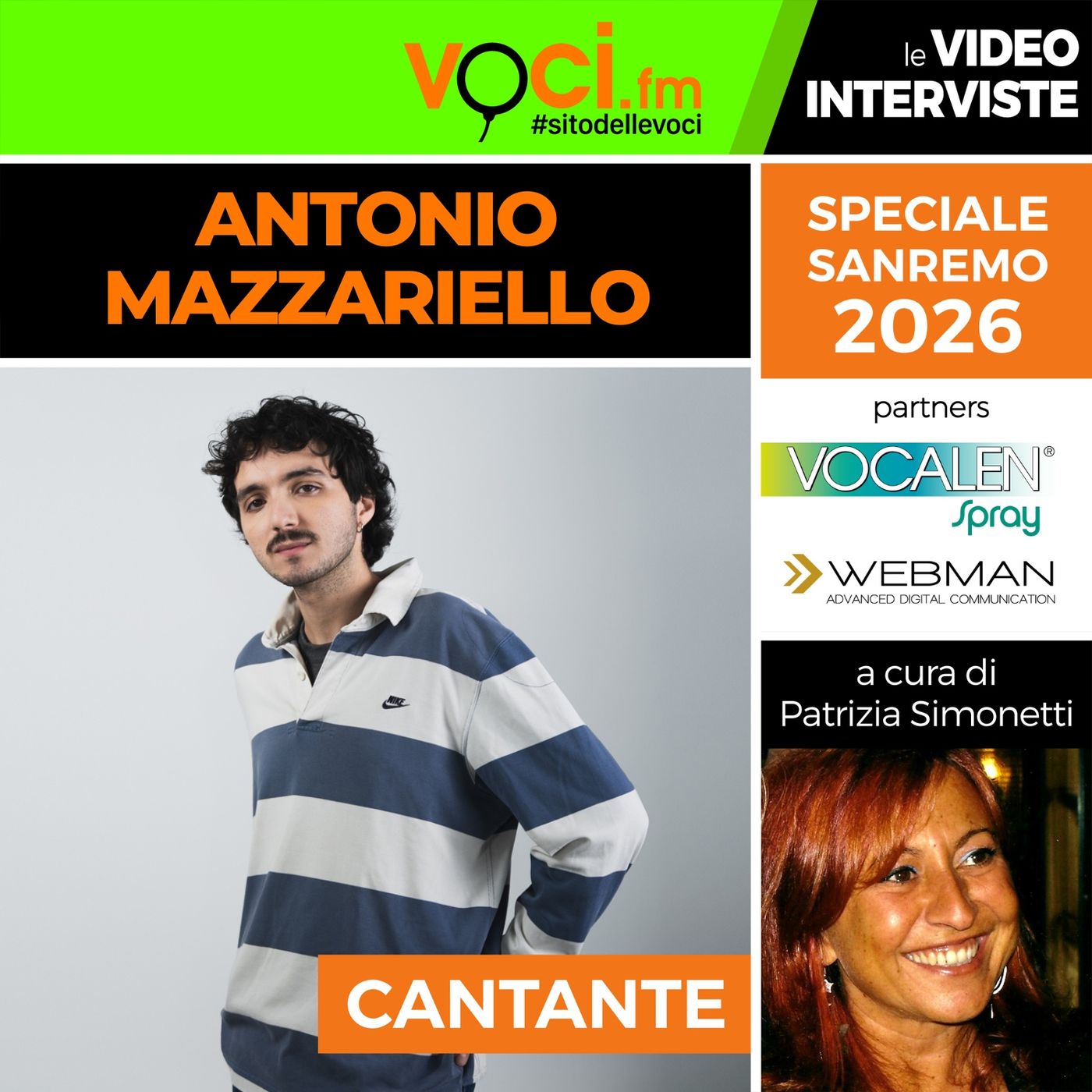 SANREMO 2026: MAZZARIELLO su VOCI.fm - clicca PLAY e ascolta l'intervista episode artwork