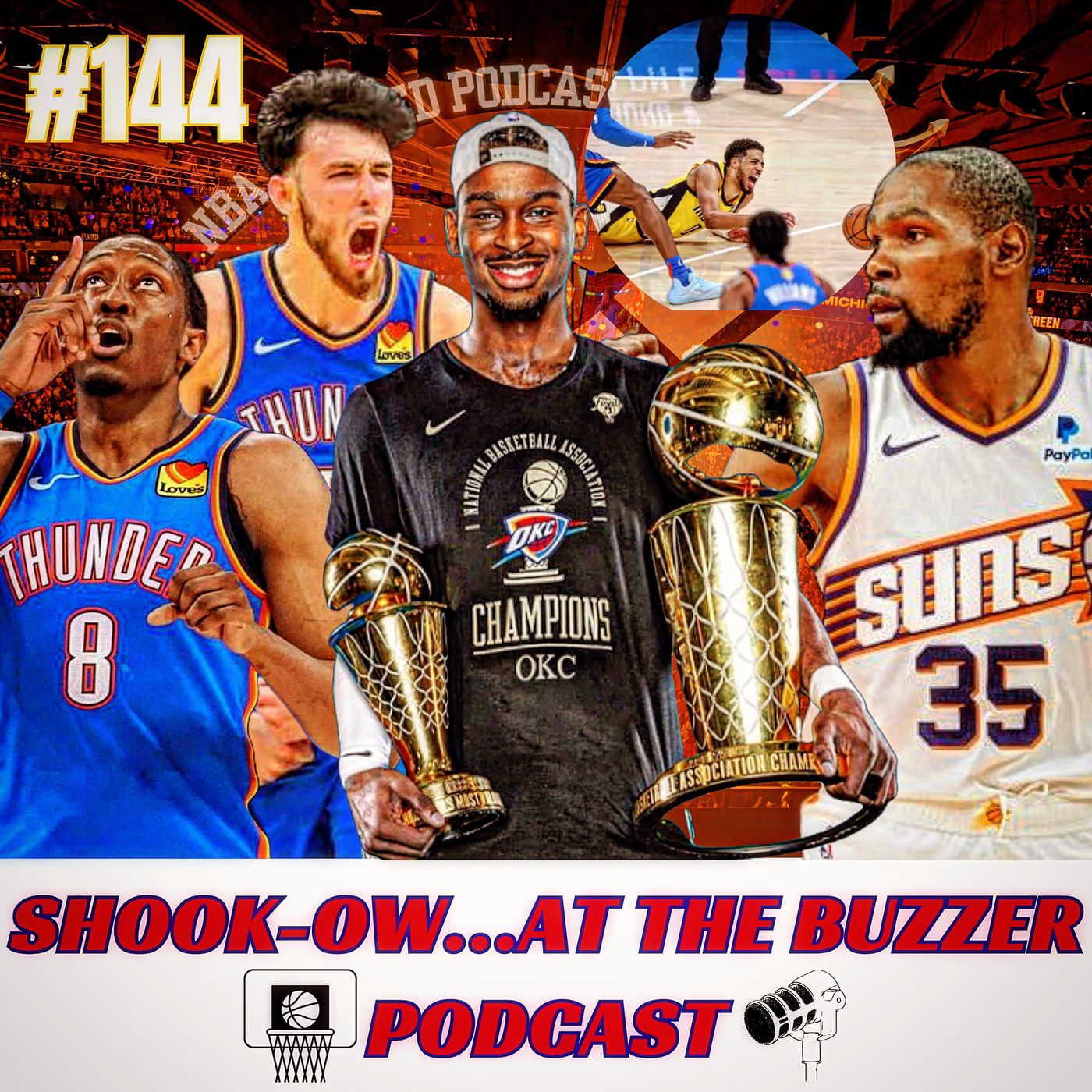 OKC Thunder Win First NBA Title | Haliburton Achilles Tear | KD Traded To Rockets Reaction episode artwork
