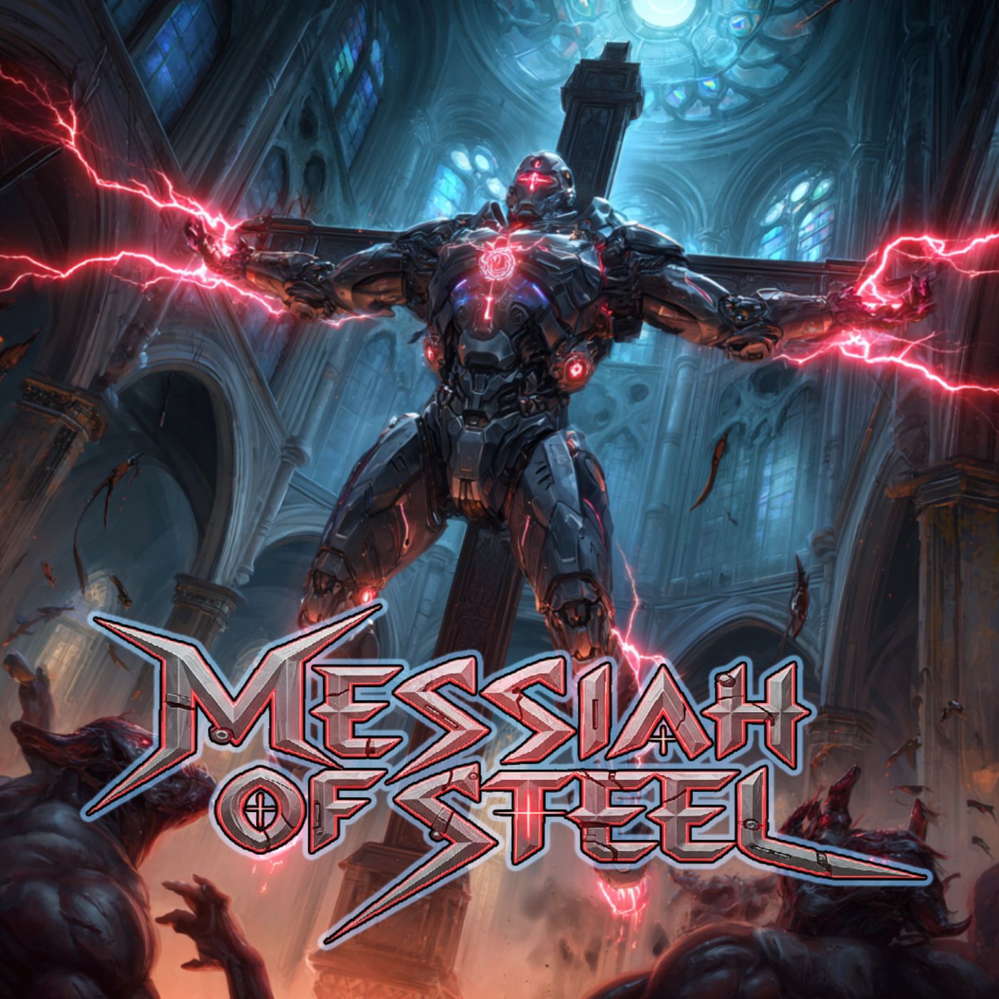 Power Armor vs Magic | LitRPG Dark fantasy audiobook | Messiah of Steel podcast artwork