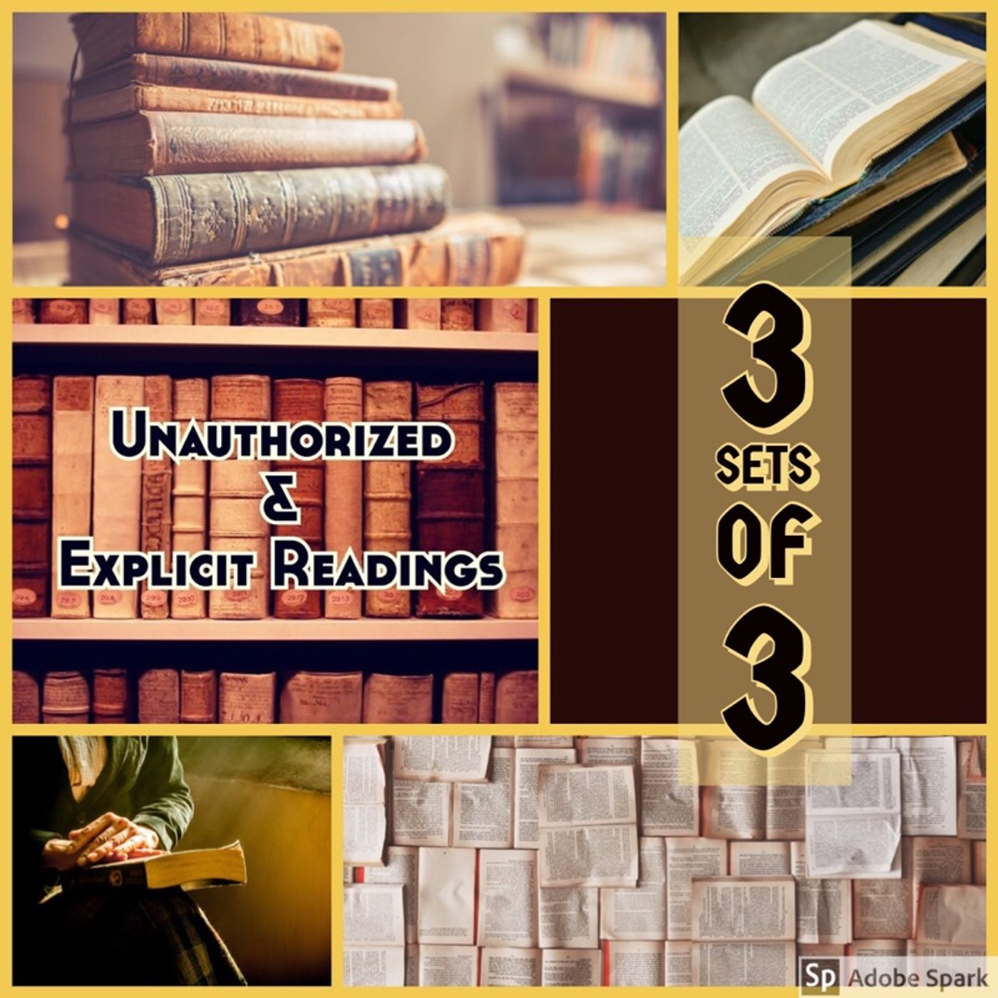Episode 143 - 3 sets of 3, second iteration : Unauthorized & Explicit Readings episode artwork