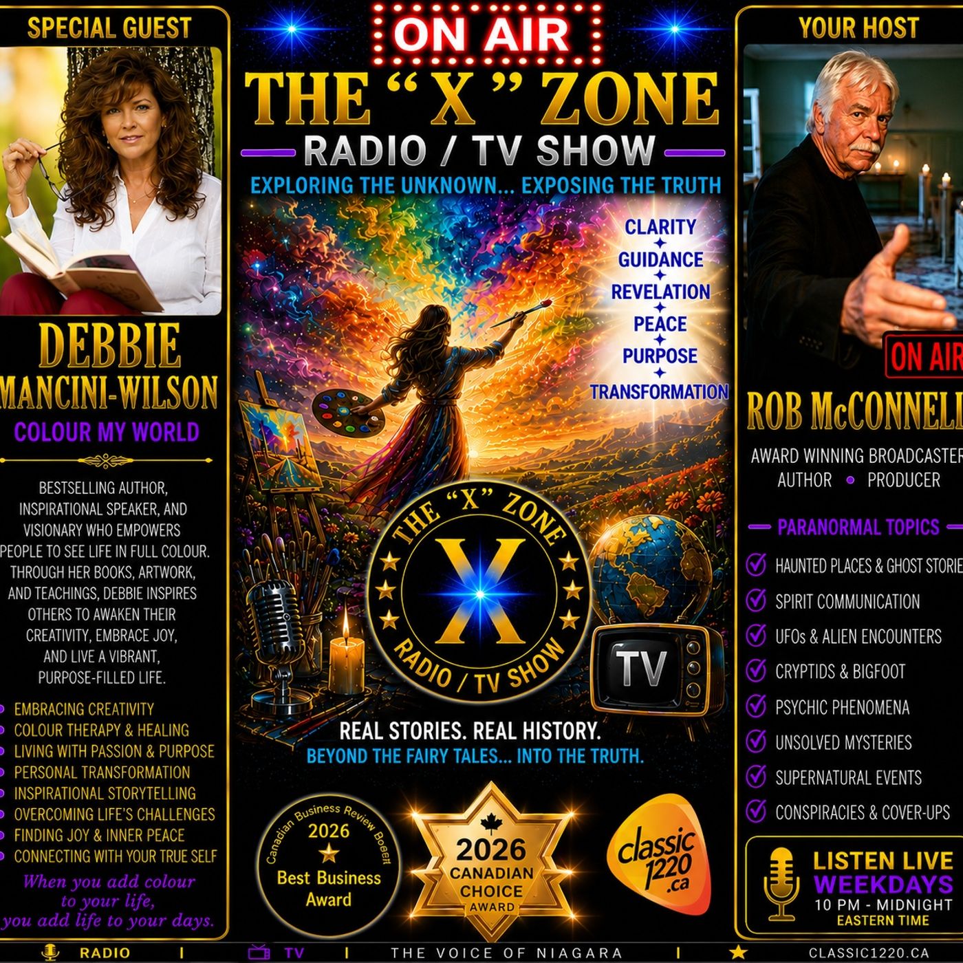 Rob McConnell Interviews - DEBBIE MANCINI-WILSON - Colour My World episode artwork