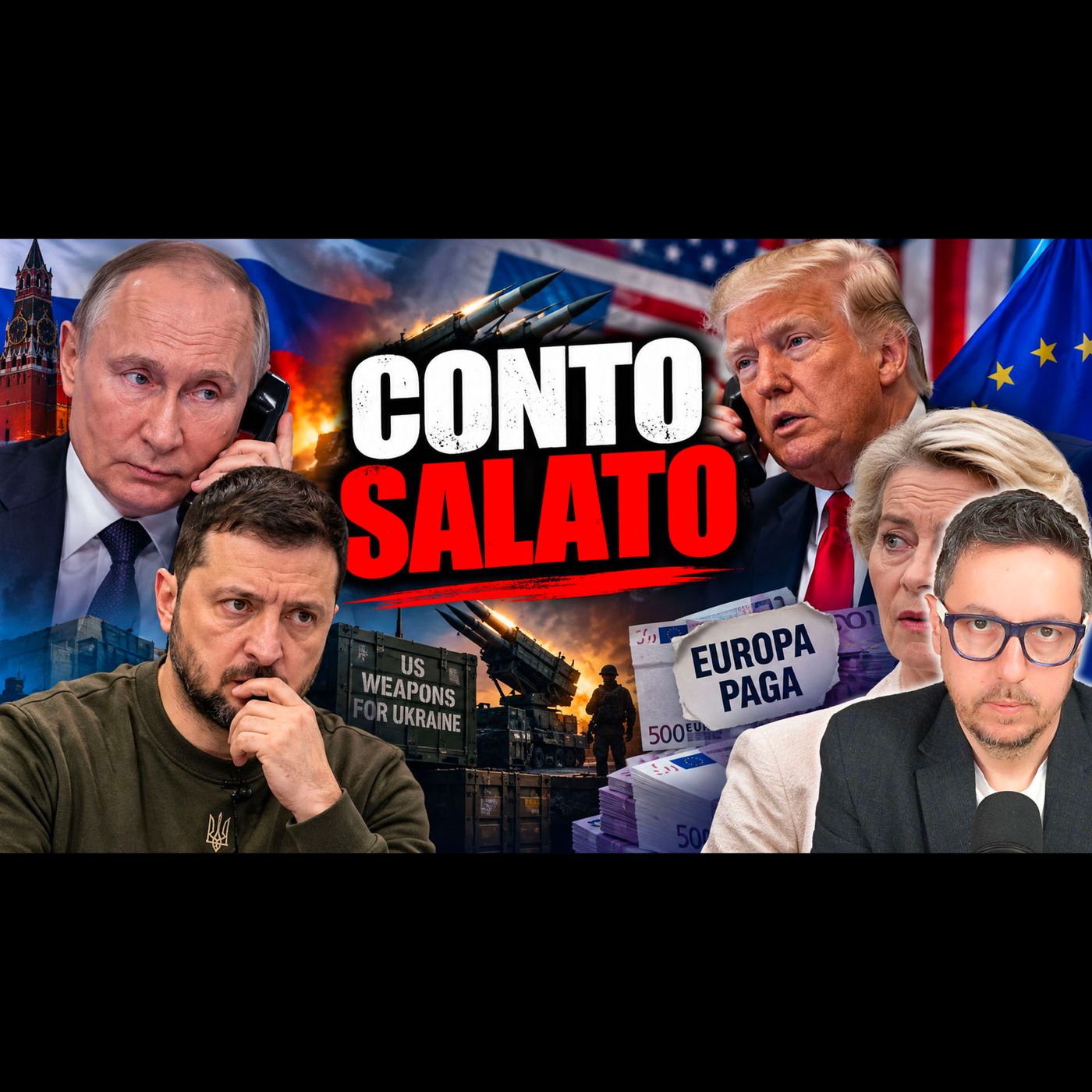 USA: PIÙ ARMI A KIEV, MA PAGA L’EUROPA | TRUMP TELEFONA A PUTIN