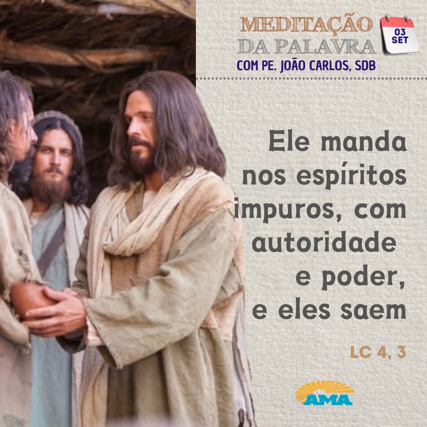 03 de setembro de 2024 - Meditação da Palavra do Senhor