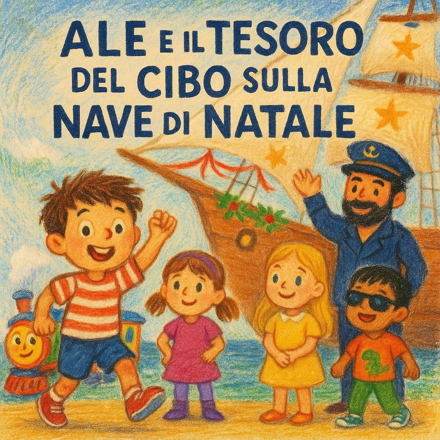 Ale e il Tesoro del Cibo sulla Nave di Natale