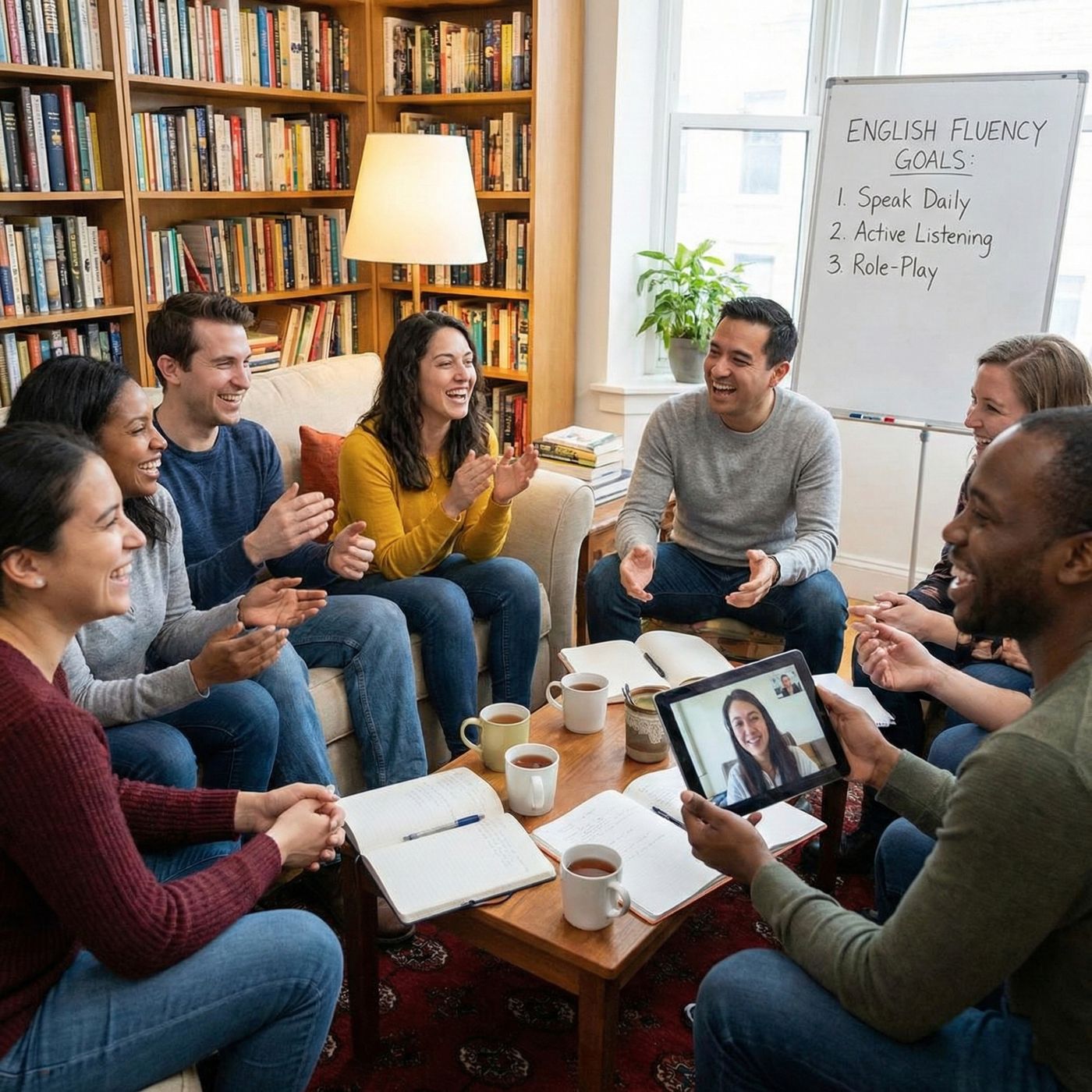 Immersive English Conversation and Fluency Training Practice