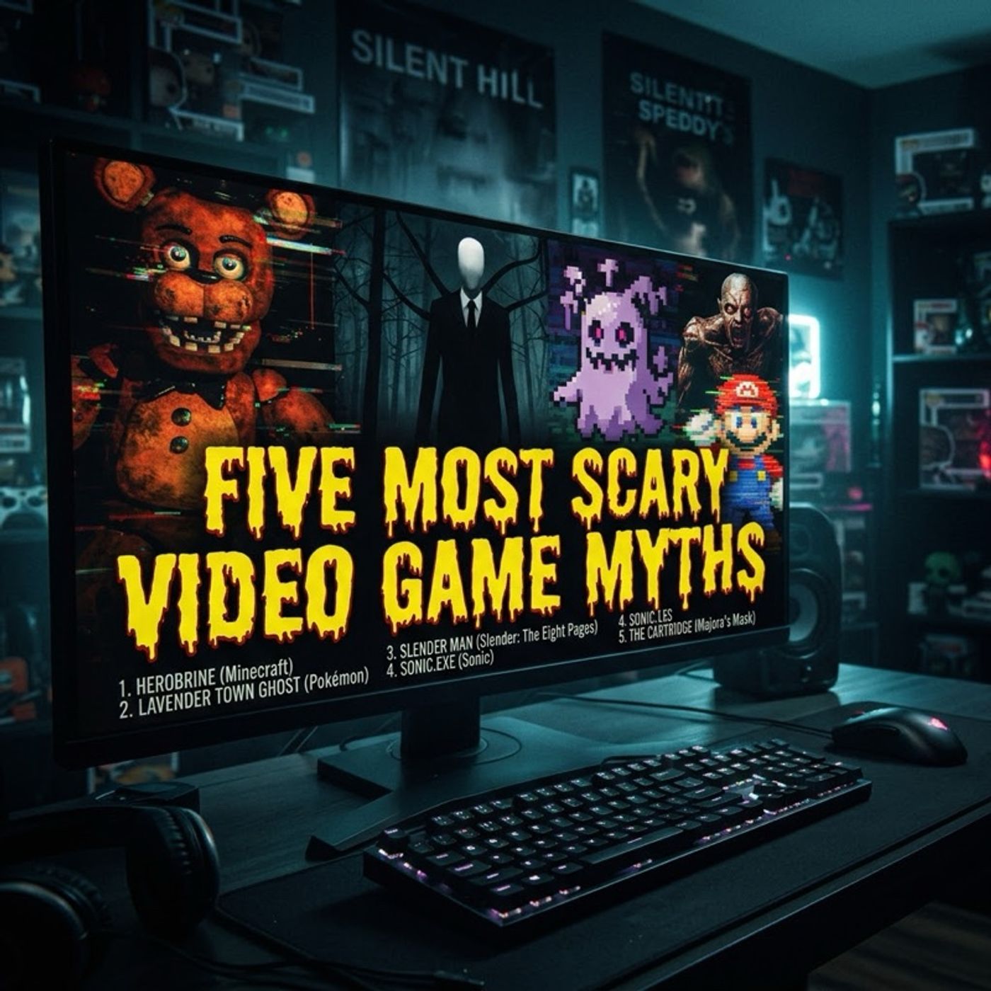 Episode 6 - EXPLORING TOP FIVE SCARIEST GAMING MYTHS episode artwork