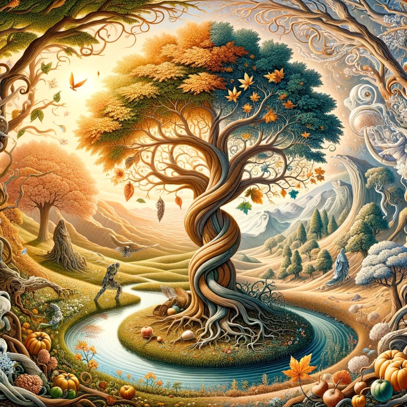 "Death is beautiful when seen to be a law, and not an accident. It is as common as life." episode artwork