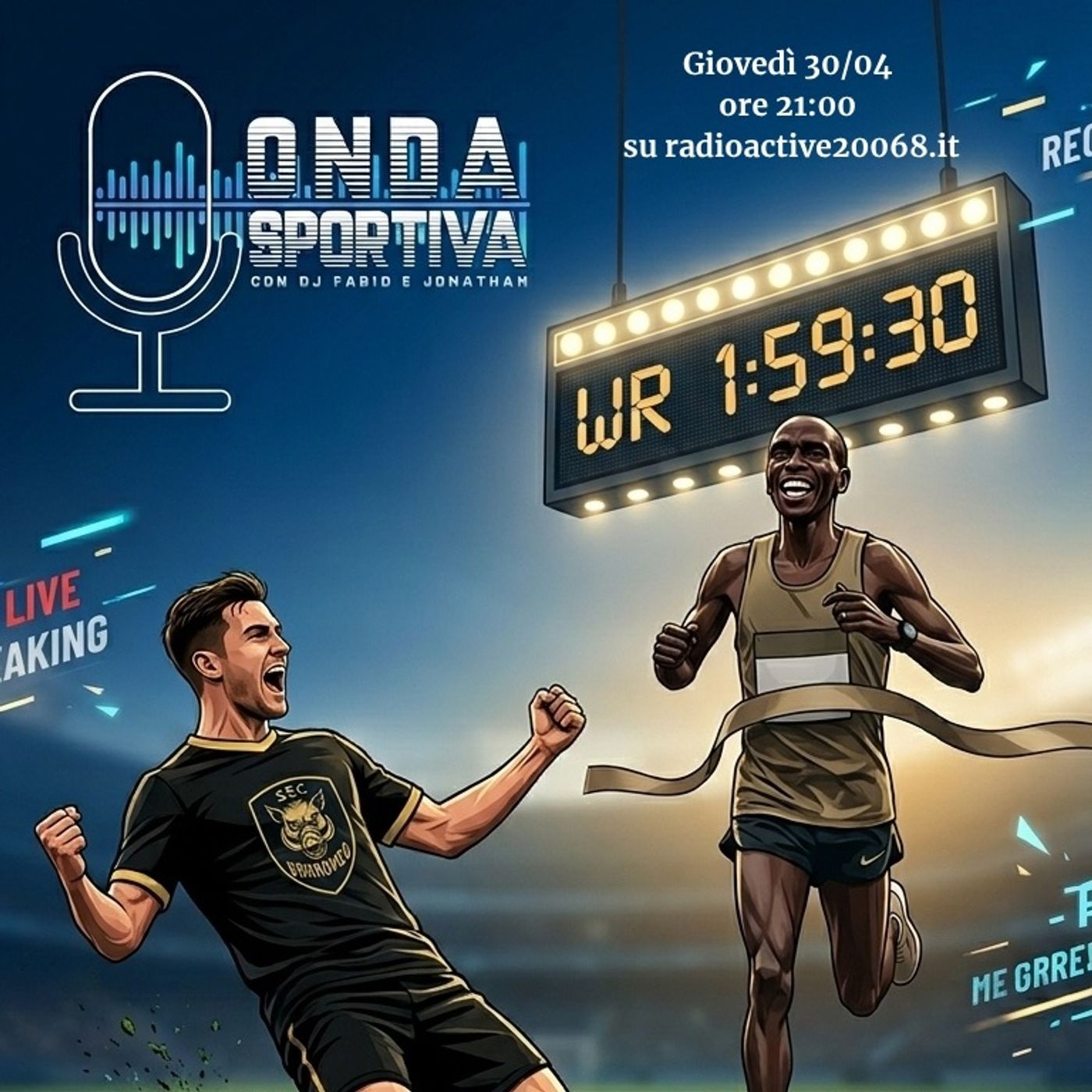 Puntata del 30 aprile - SSC Borromeo - Maratona Londra Danilo Goffi - TCR Imola episode artwork
