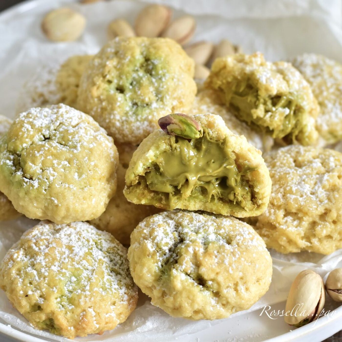 Biscotti Cremosi al Pistacchio