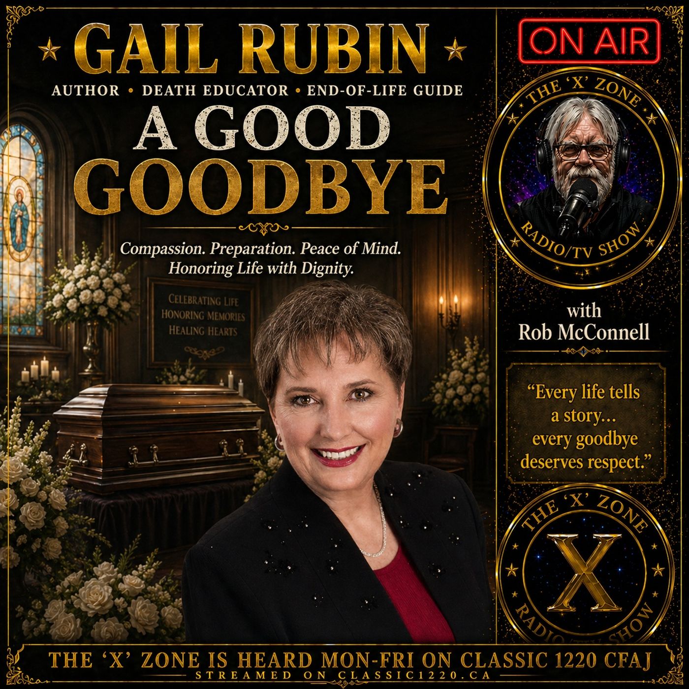 Rob McConnell Interviews - GAIL RUBIN - A Good Goodbye