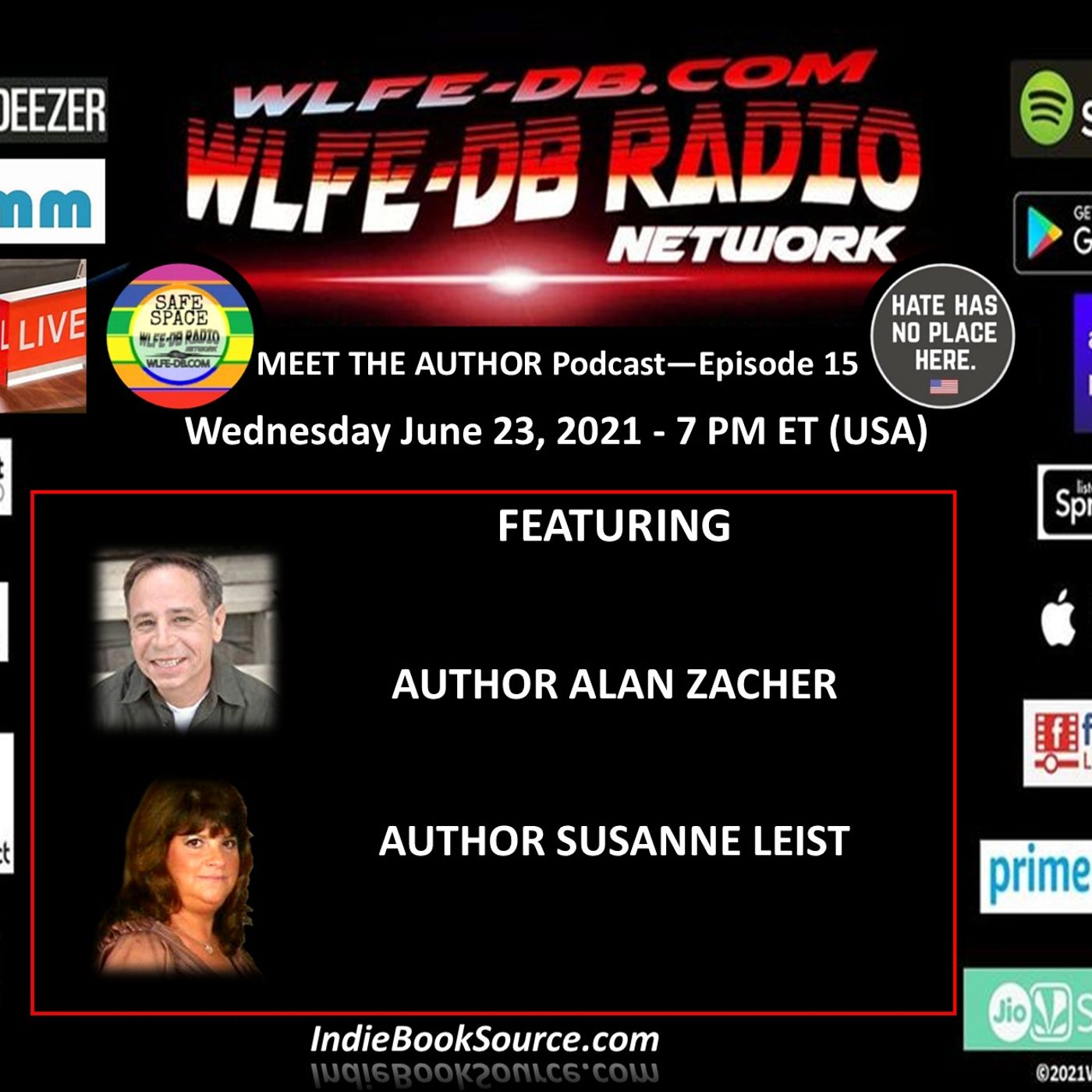 MEET THE AUTHOR PODCAST - EPISODE 15 - ALAN ZACHER AND SUSANNE LEIST