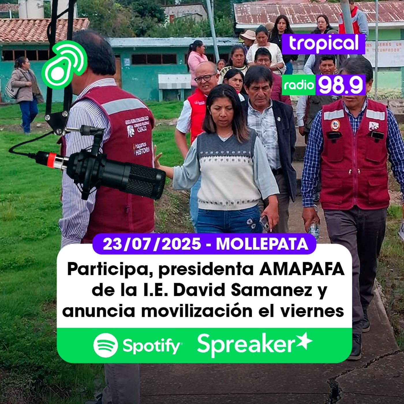 📻👊🏼 23/07/25 Participa, Sra. Anabel Presidenta de la AMAPAFA  de Mollepata, anuncia movilización este viernes episode artwork