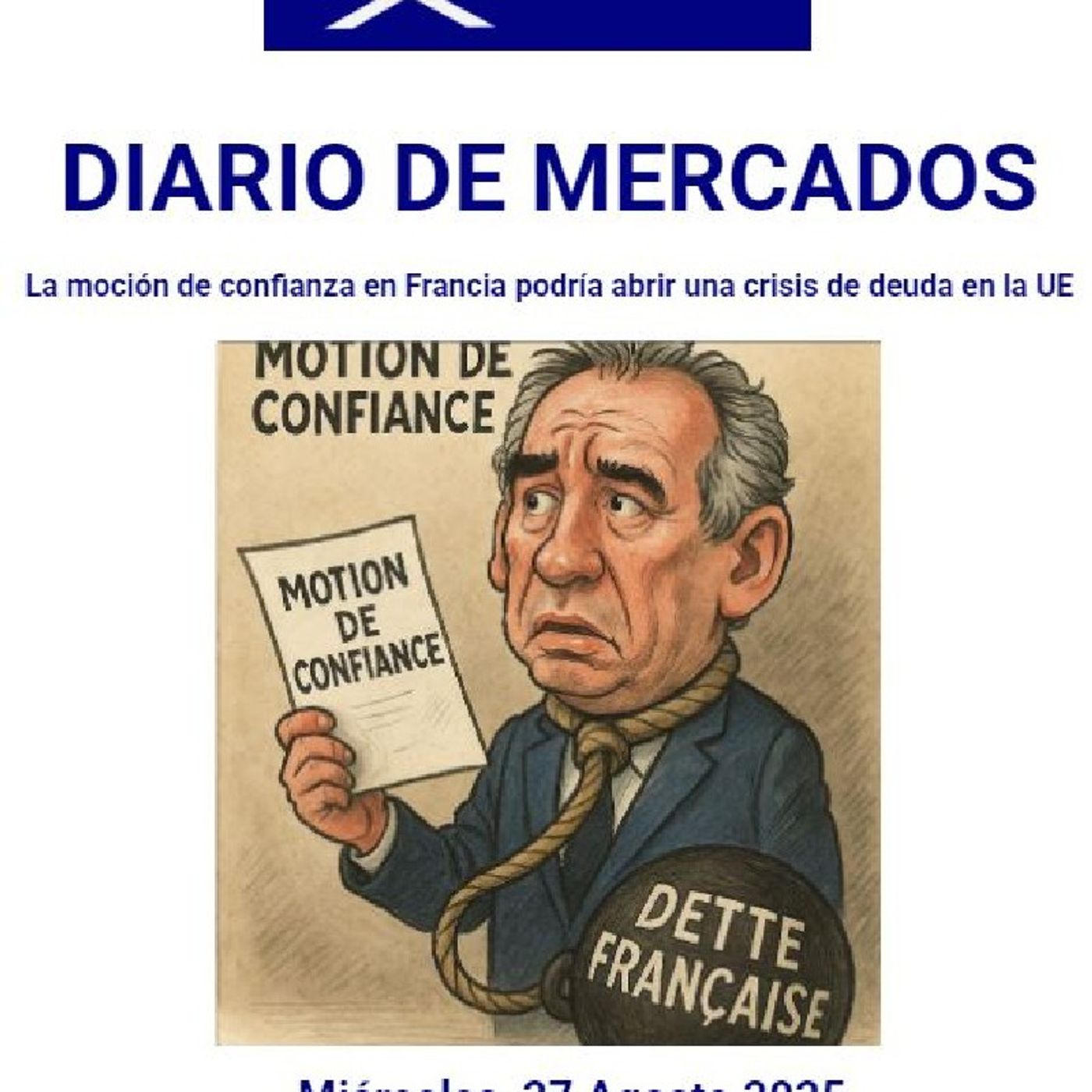 PODCAST en abierto DIARIO DE MERCADOS Miércoles 27 Agosto 2025 episode artwork