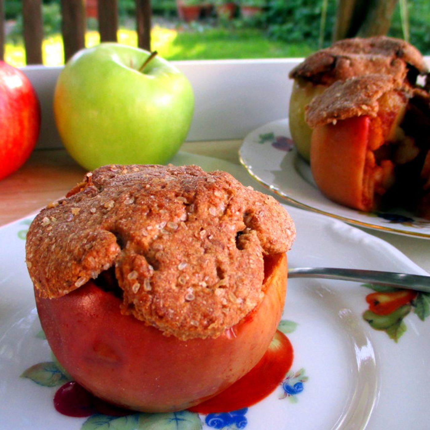 Mele ripiene stile apple pie