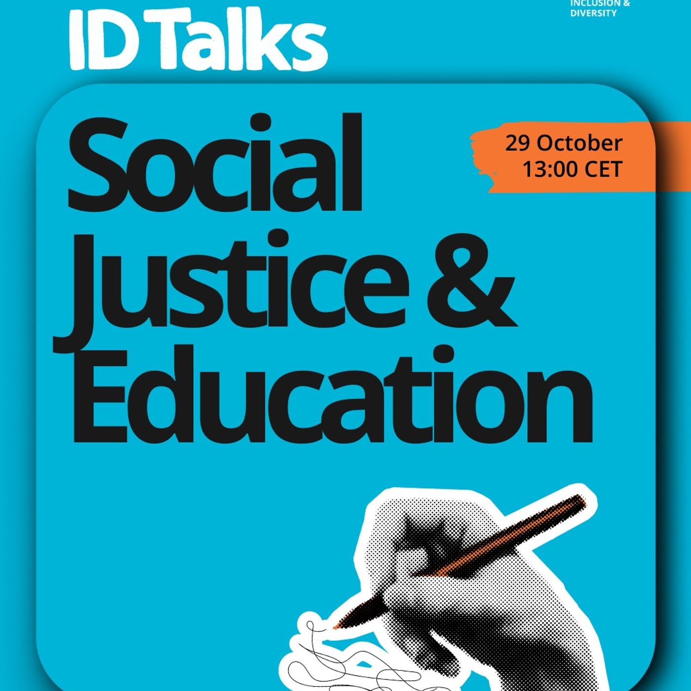 ID Talks Social Justice and Education episode artwork