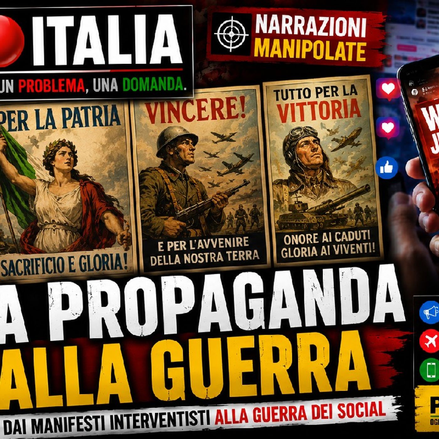🇮🇹 PUNT🔴 ITALIA: propaganda della GUERRA episode artwork
