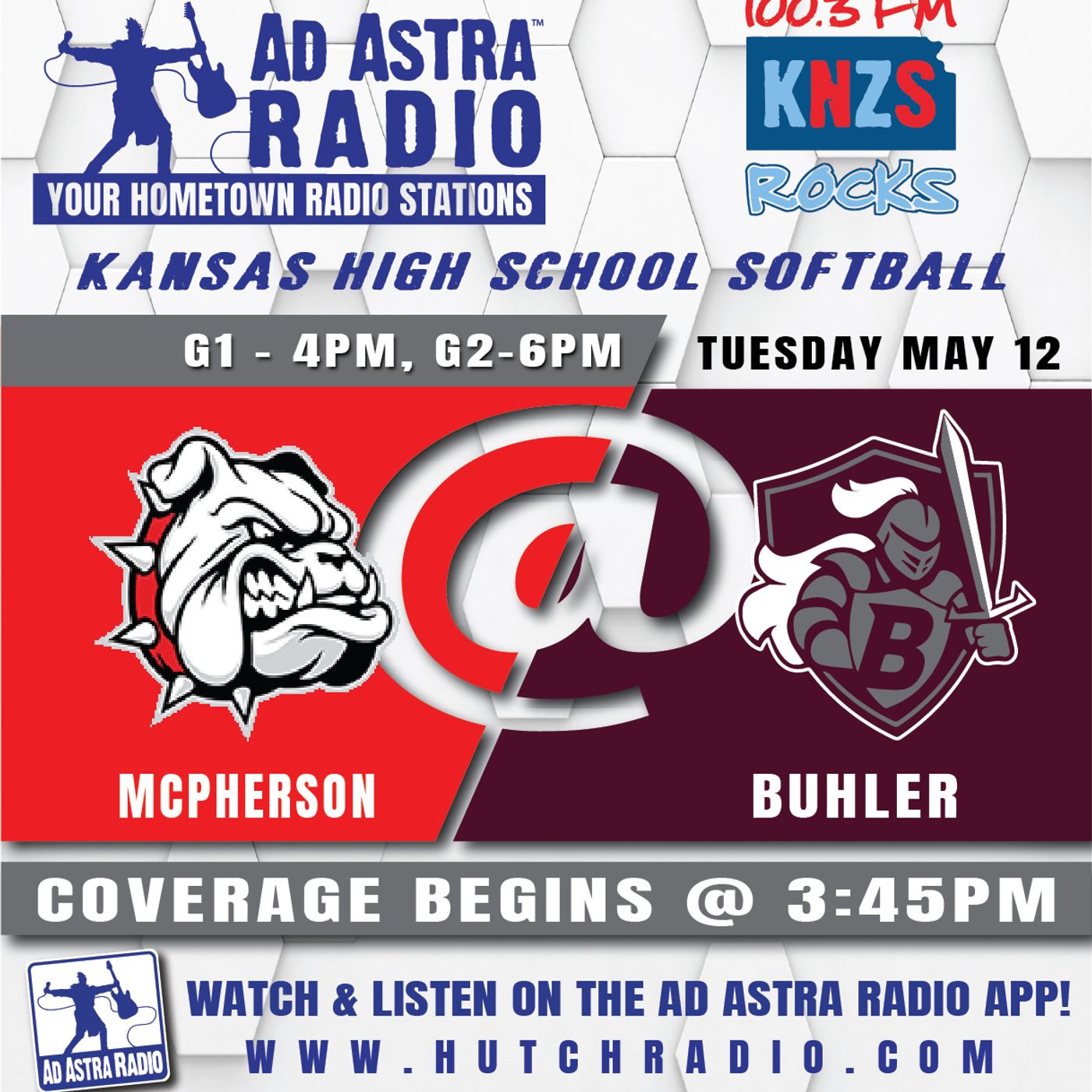 McPherson Bullpups at Buhler Crusaders High School Softball (Game 1 -May 12, 2026) episode artwork