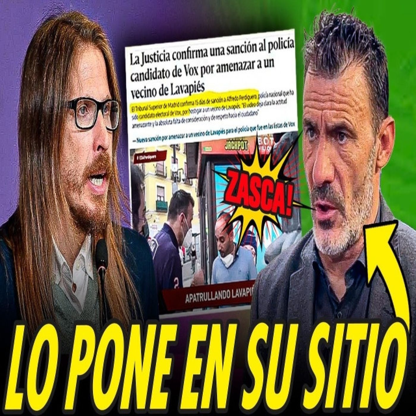 PABLO FERNÁNDEZ LE PINTA LA CARA A PERDIGUERO, EL POLICÍA DE VOX EN DIRECTO episode artwork