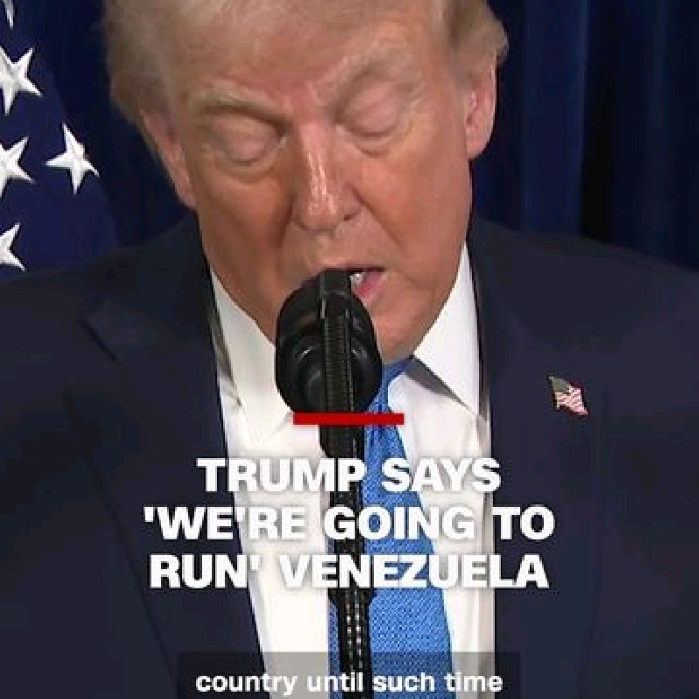 President Donald Trump said Saturday that the US is “going to run” Venezuela in the immediate aftermath of President Nicolás Maduro's captur episode artwork