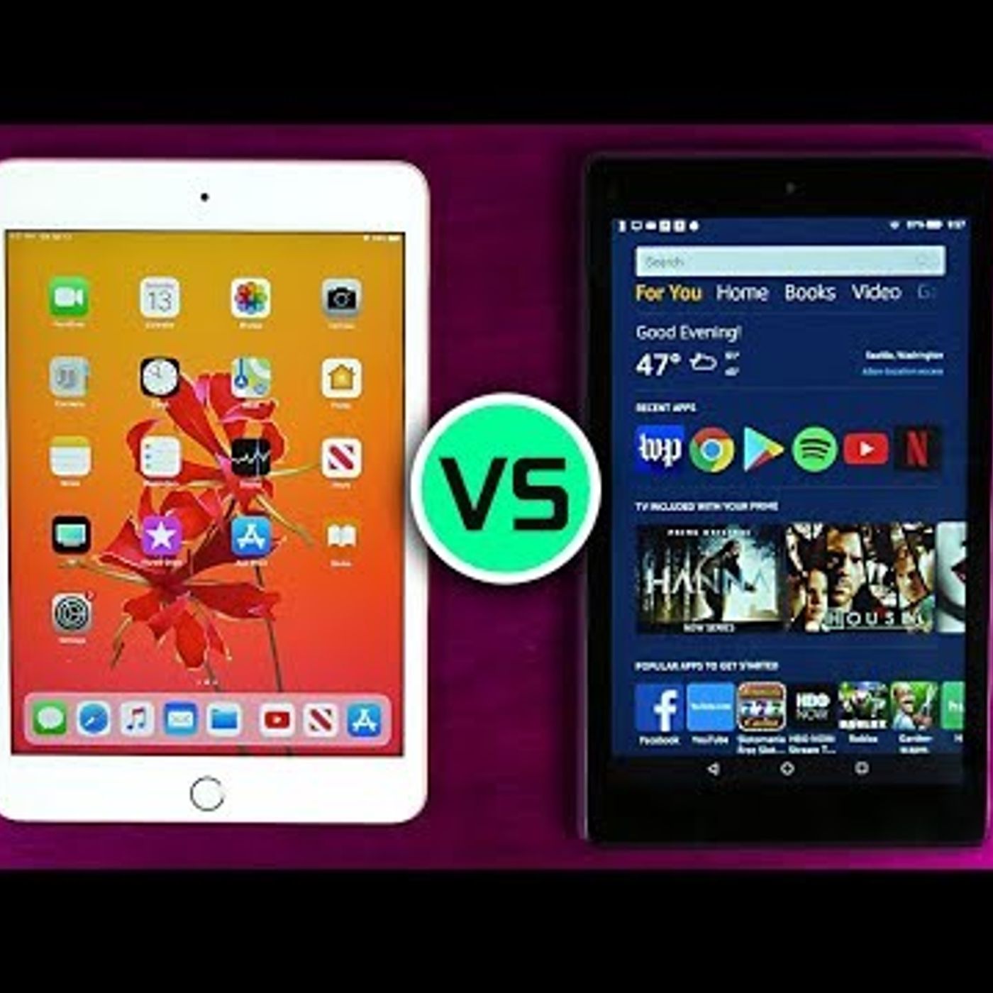 2019 iPad mini vs Amazon Fire HD 8 episode artwork