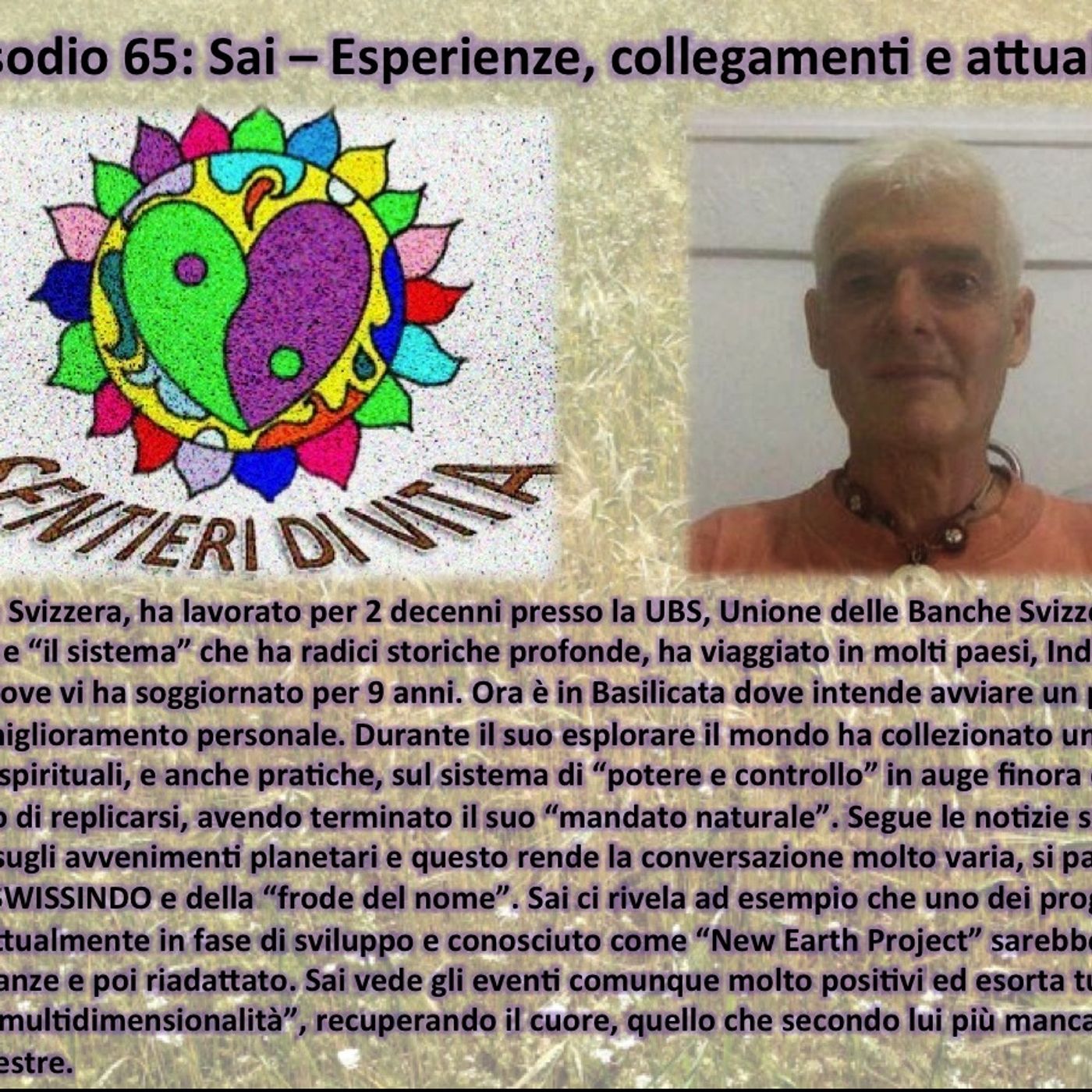 SENTIERI DI VITA