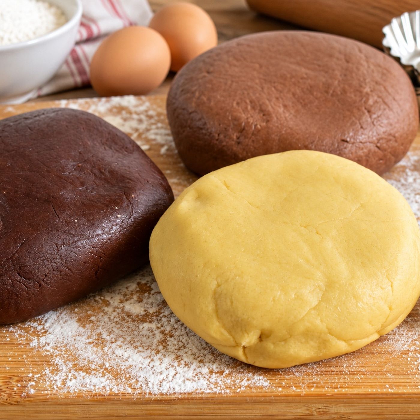 Pasta Frolla per 3 tipi di Biscotti