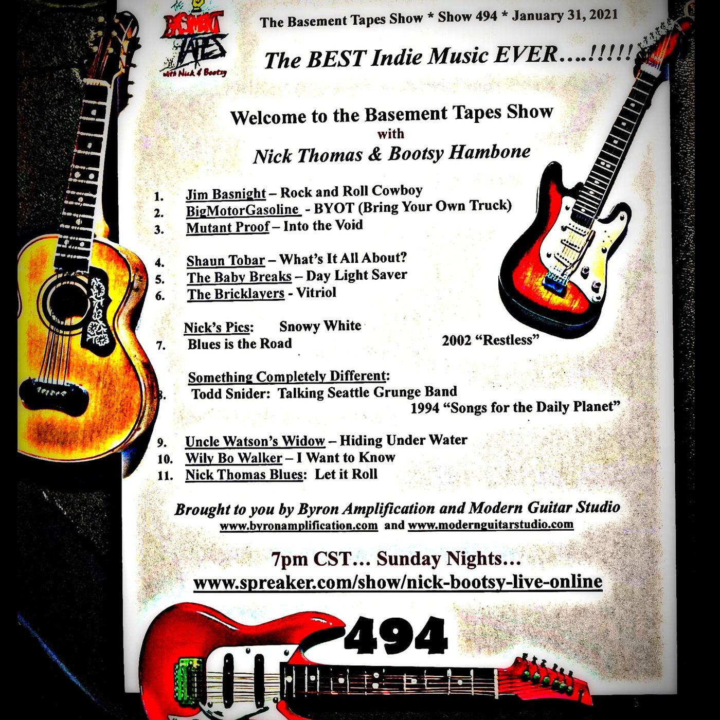 The Basement Tapes with Nick & Bootsy