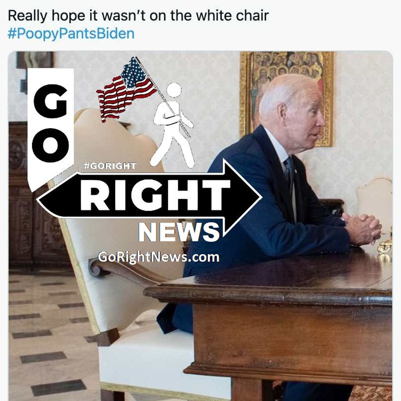 Scary news in the Polls for Poopy Pants Biden