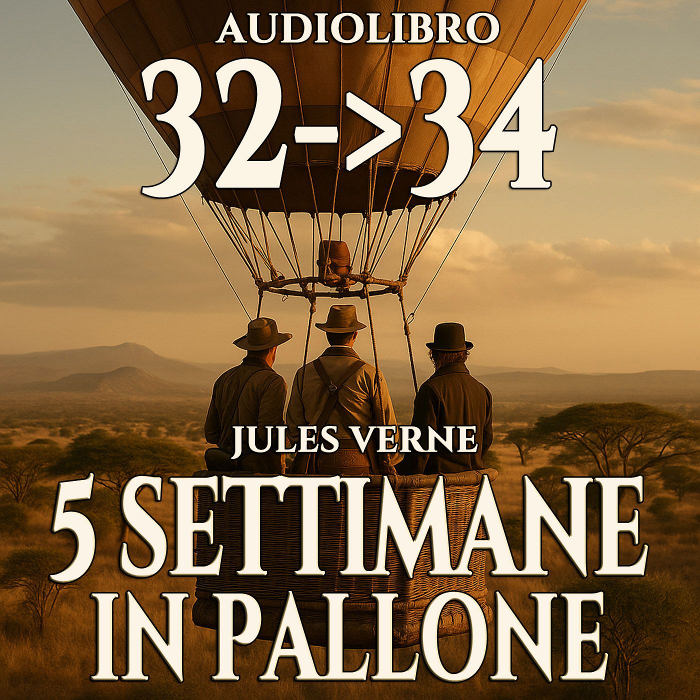 5 settimane in pallone – Jules Verne (Audiolibro)