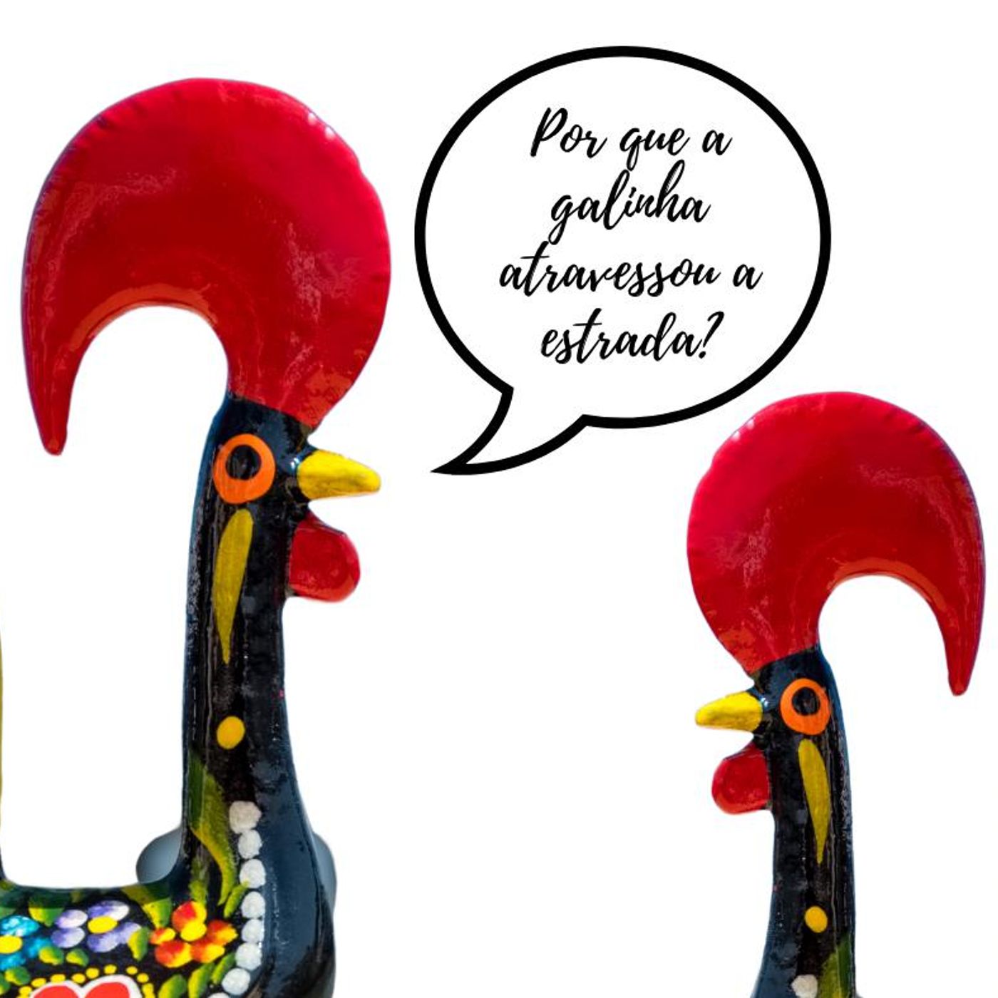 What did the BIG CHICKEN say to the LITTLE CHICKEN? www.learnaboutportugal.com episode artwork