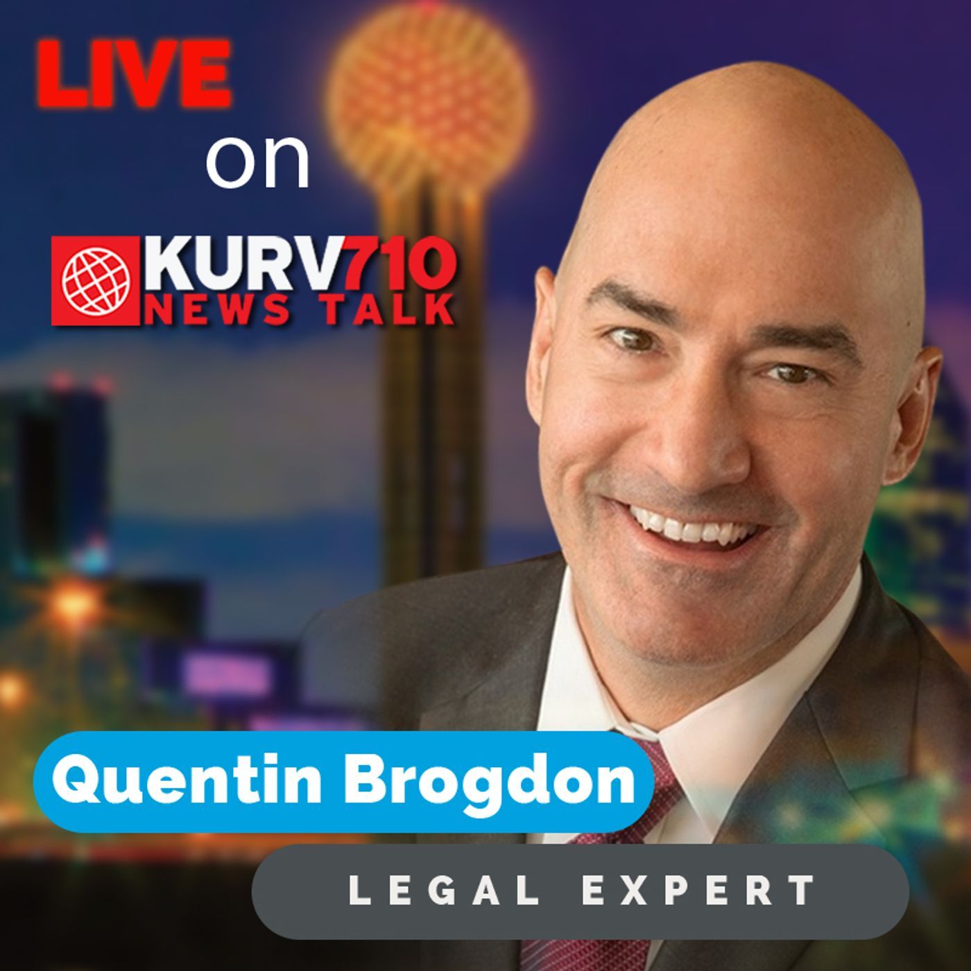 Quentin Brogdon - Mask mandates & school districts || Talk Radio KURV McAllen, Texas || 8/10/21 episode artwork
