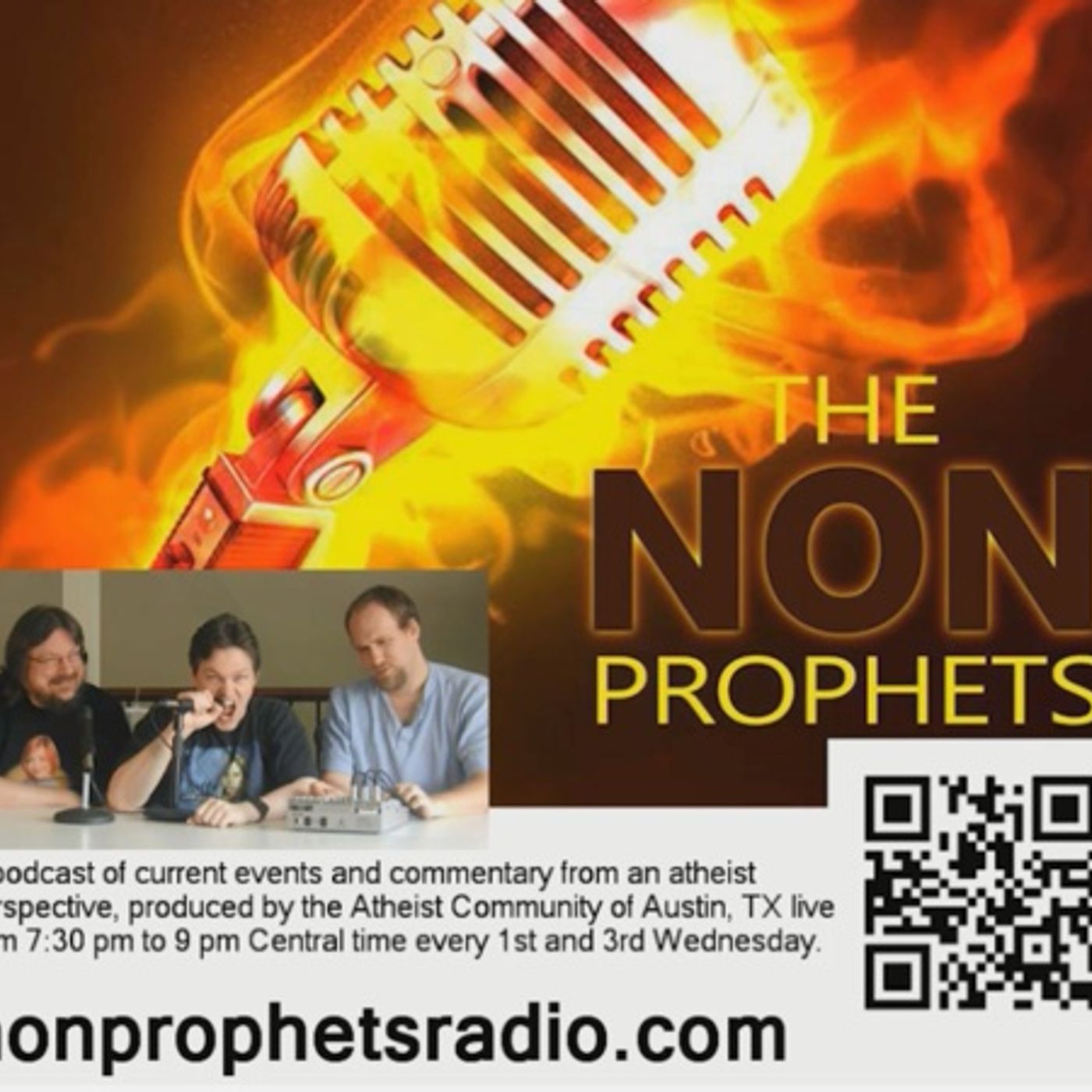 The Non-Prophets 17.16 with Denis Loubet, Jamie Boone, and Matt Dillahunty episode artwork