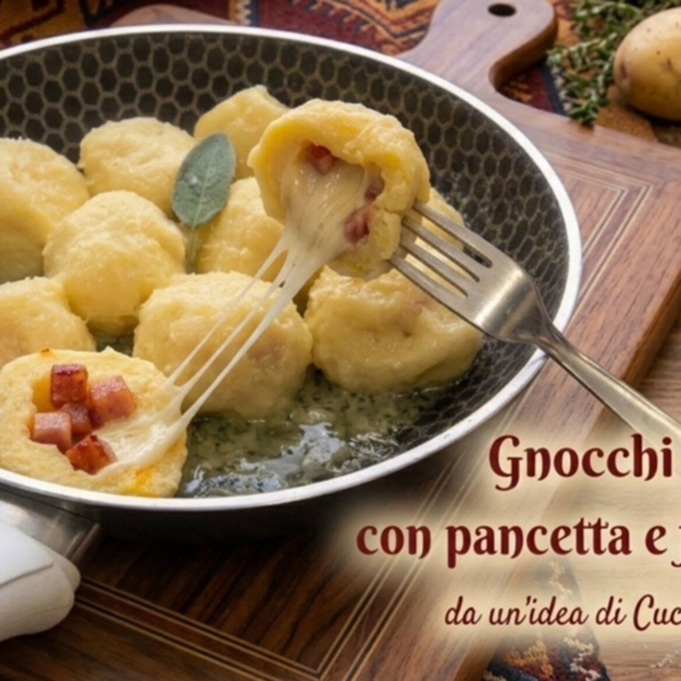 Gnocchi ripieni con pancetta e formaggio episode artwork