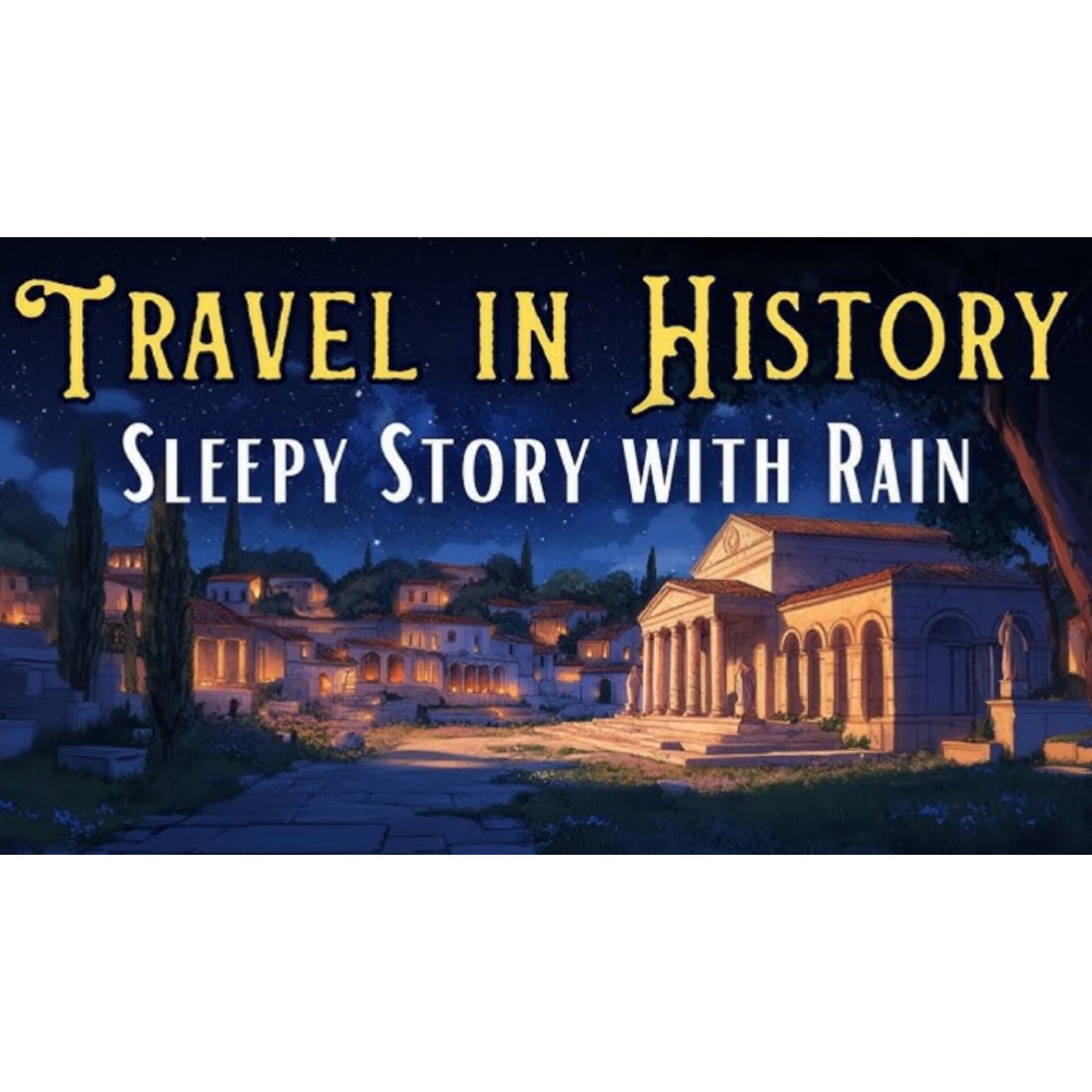 A Relaxing Rainy Story  TIME TRAVEL - Exploring Roman Castleford | Bedtime Story for Grown Ups