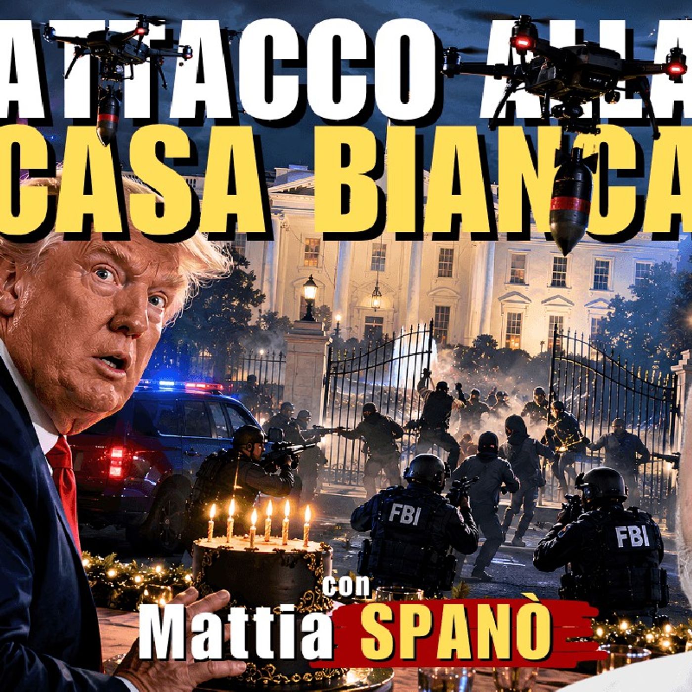 ATTENTATO alla CASA BIANCA il giorno del COMPLEANNO di TRUMP | Il Punt🔴 di Vista di Mattia SPANÒ episode artwork