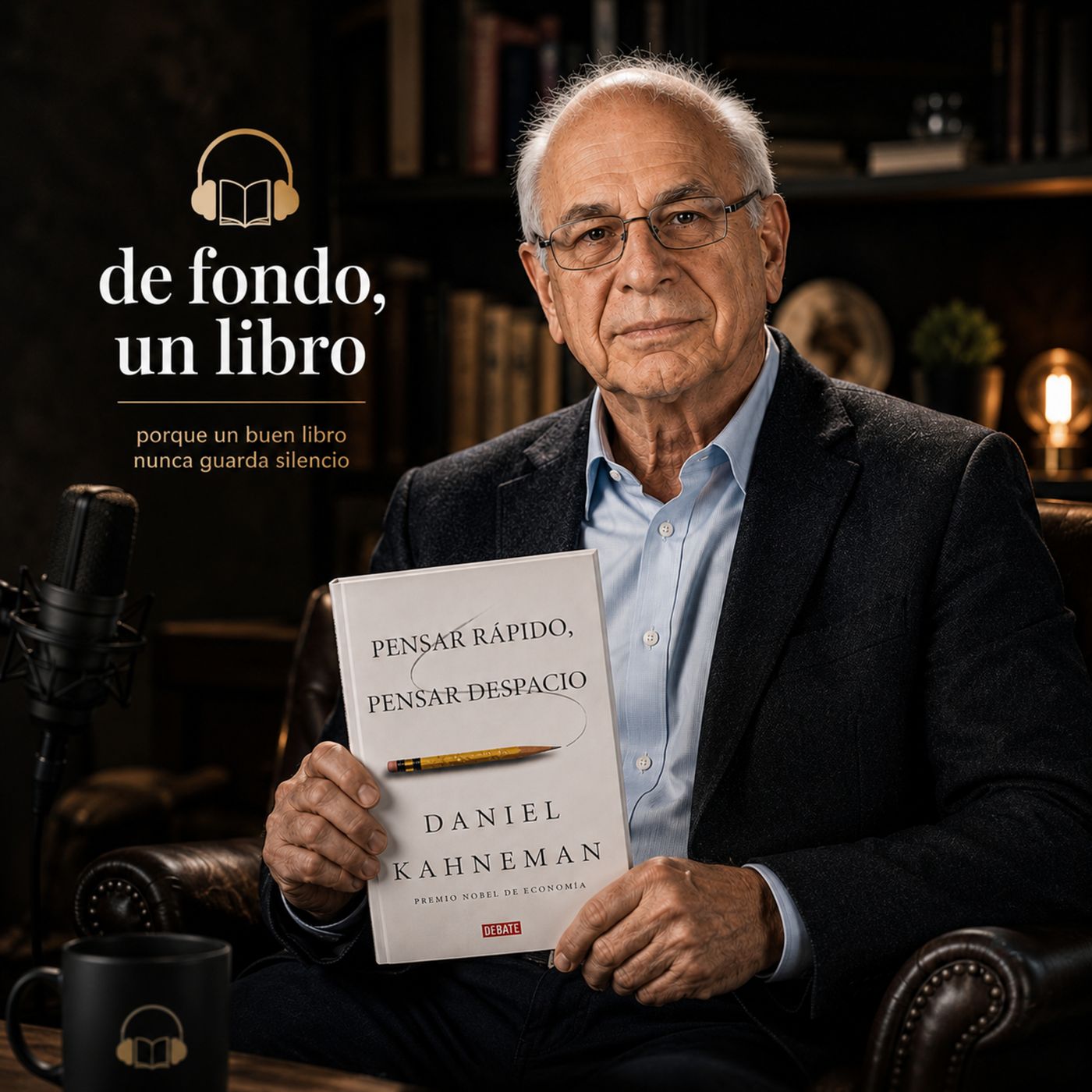 De fondo un libro