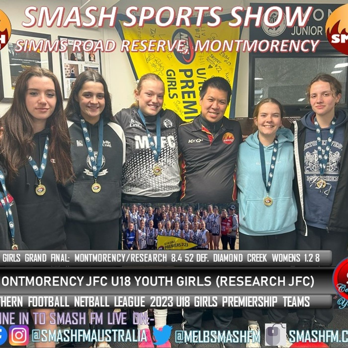 SSS10THYR: Montmorency/Research JFC U18 Girls NFNL23 Premiership Interviews 290823